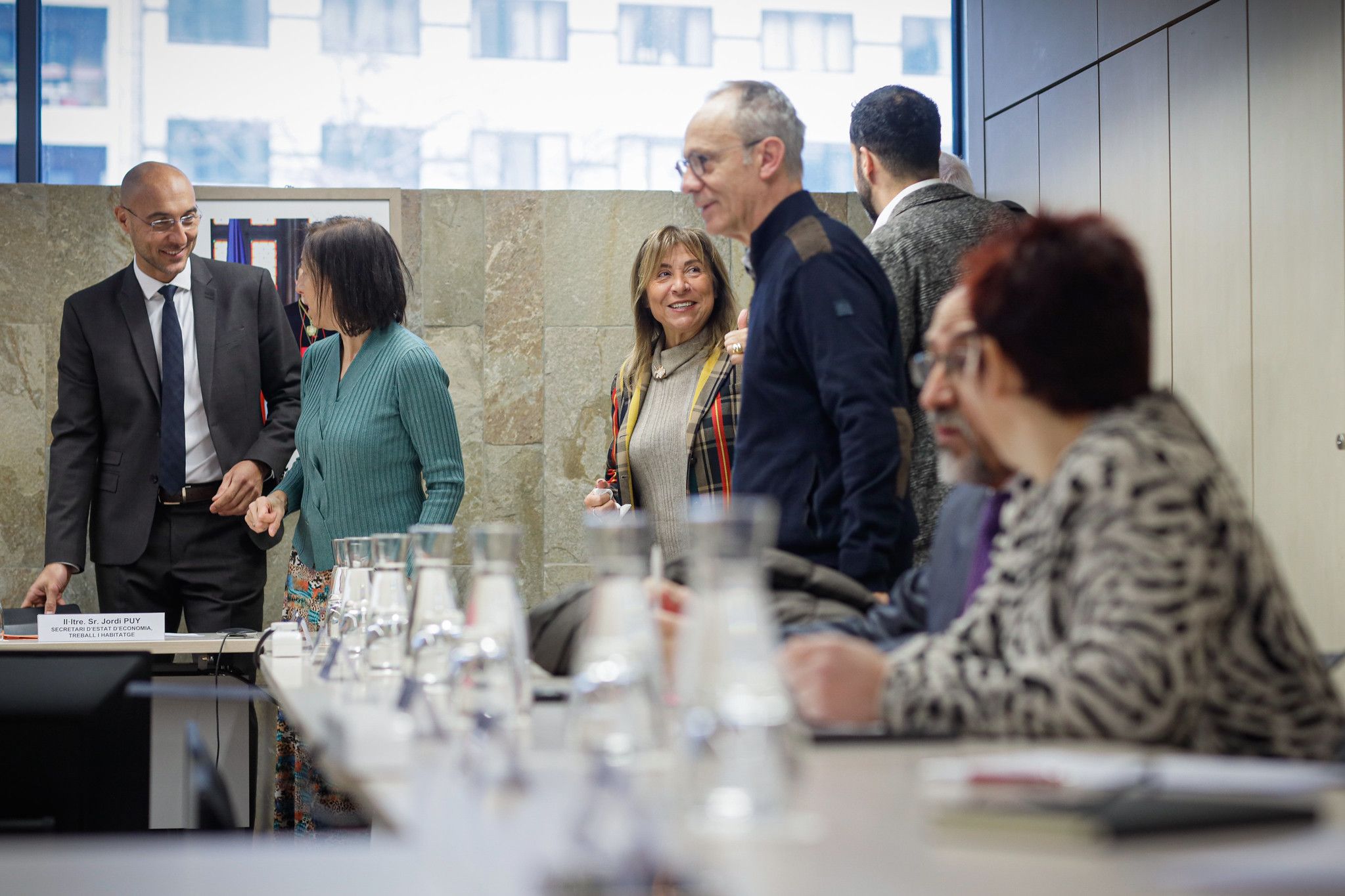 Una reunió anterior del Consell Econòmic i Social.