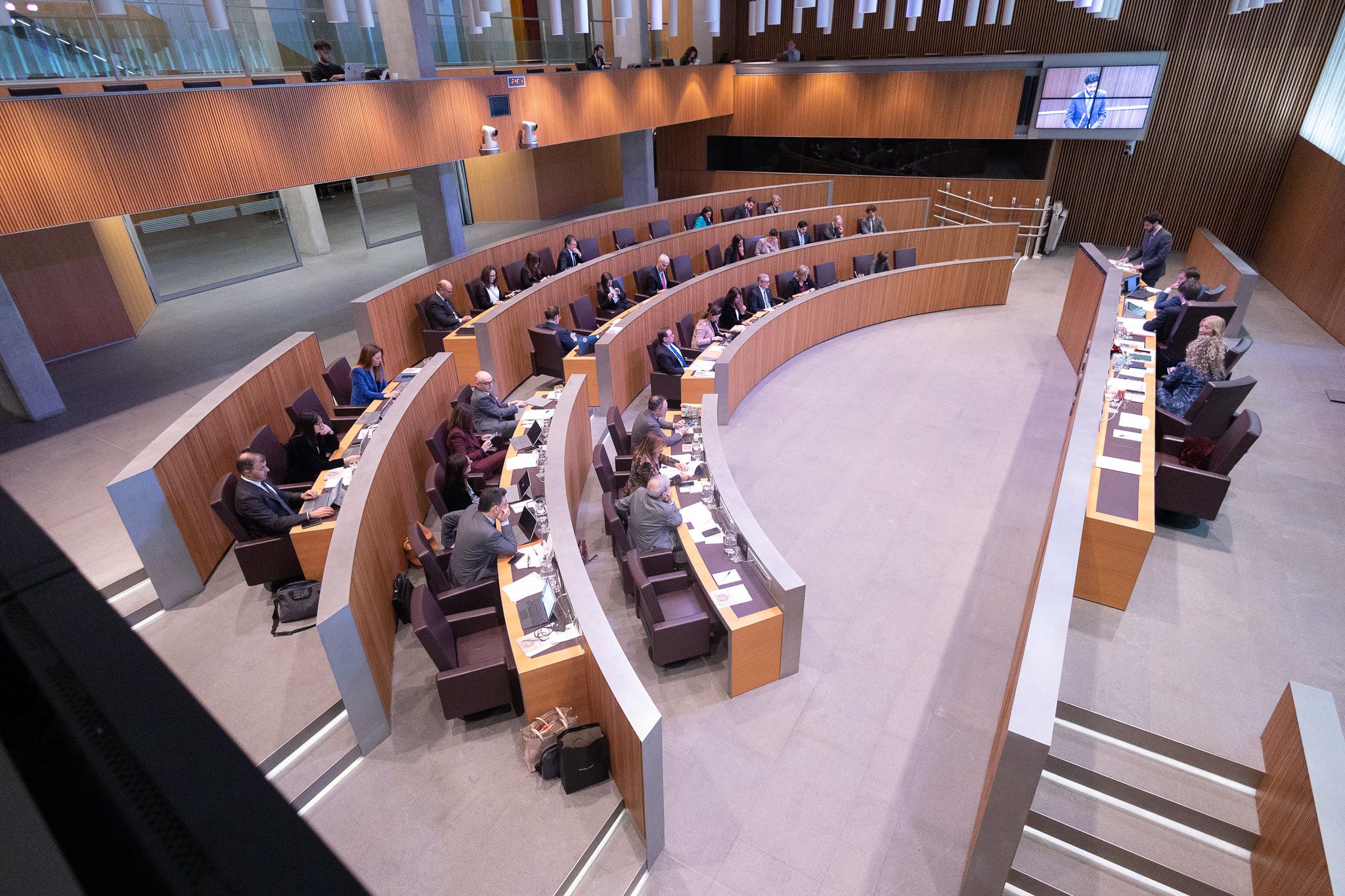 El ple del Consell General, reunit. 