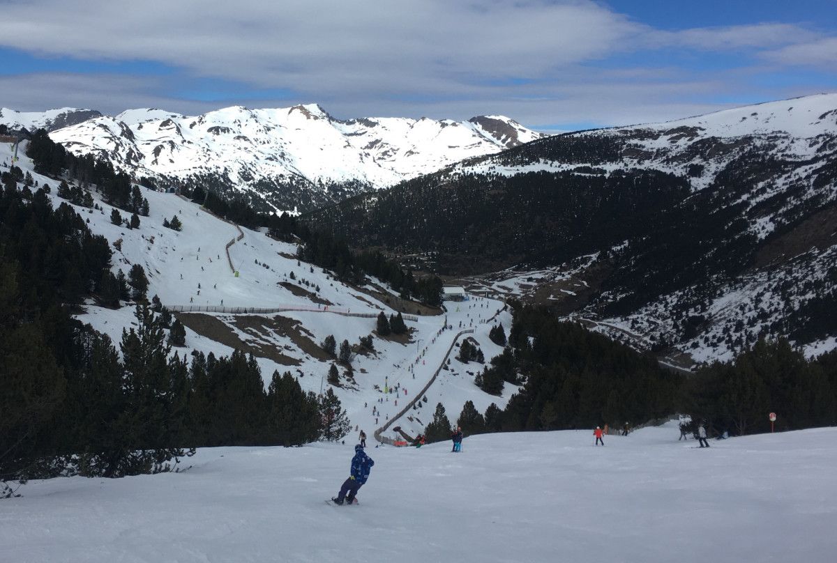 Una imatge d'arxiu de la pista del Serrat de la Posa.
