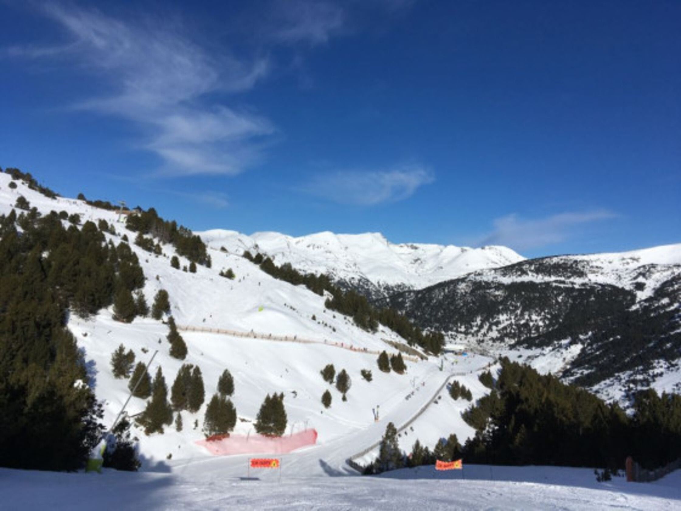 Una imatge de la pista del Serrat de la Posa.
