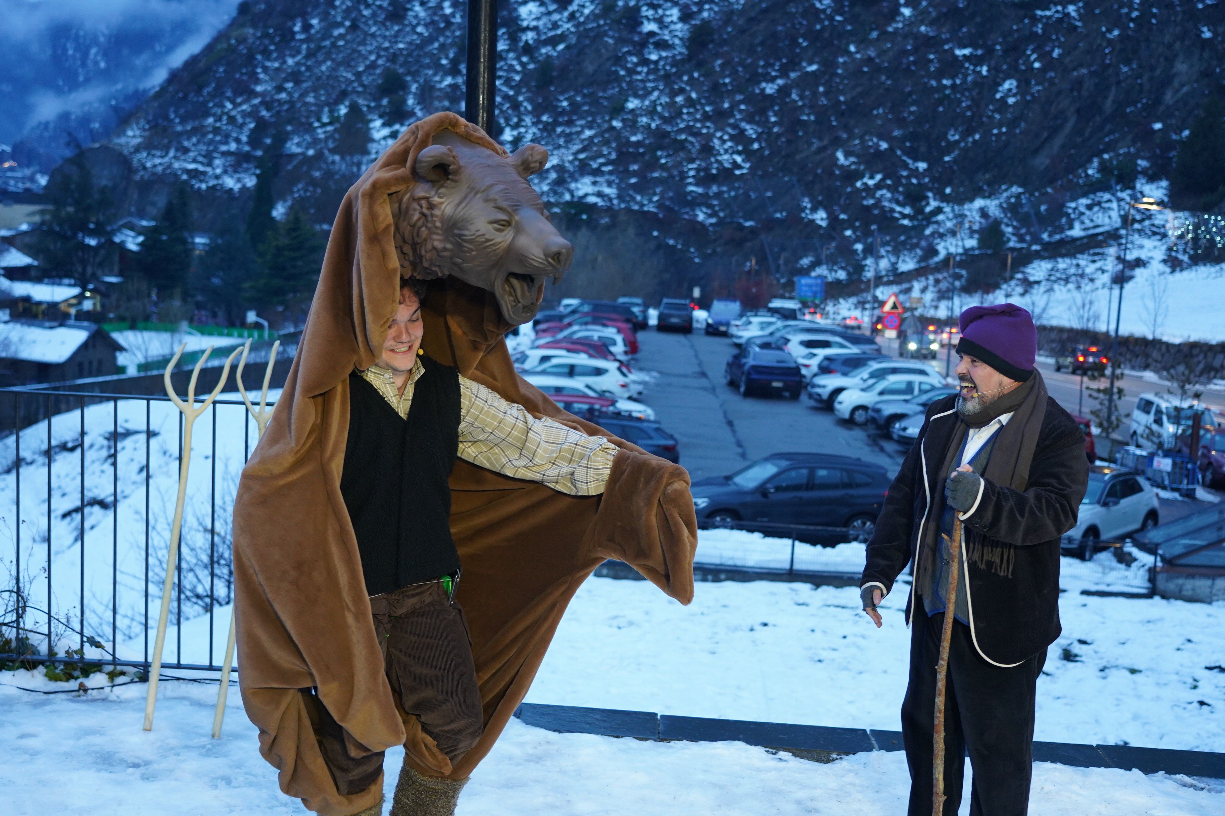 L'Ossa de Caselles ballant.