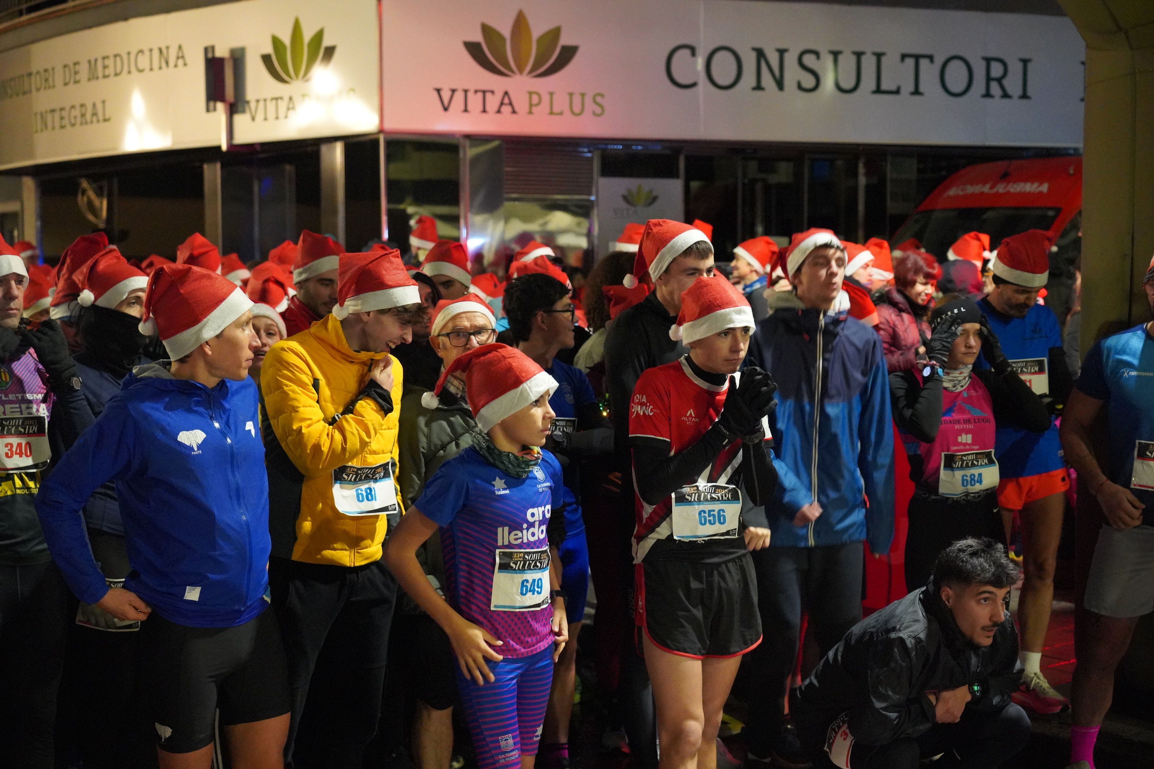 Tothom preparat abans de la sortida. 