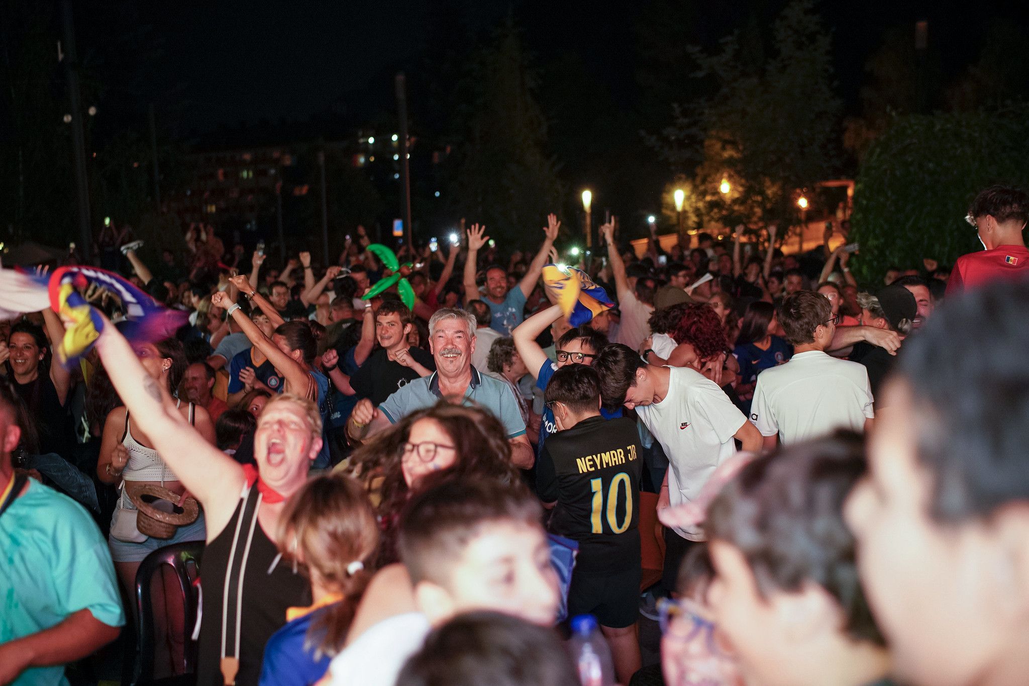 La final del play-off d'ascens també va seguir-se des de la distància a Encamp.