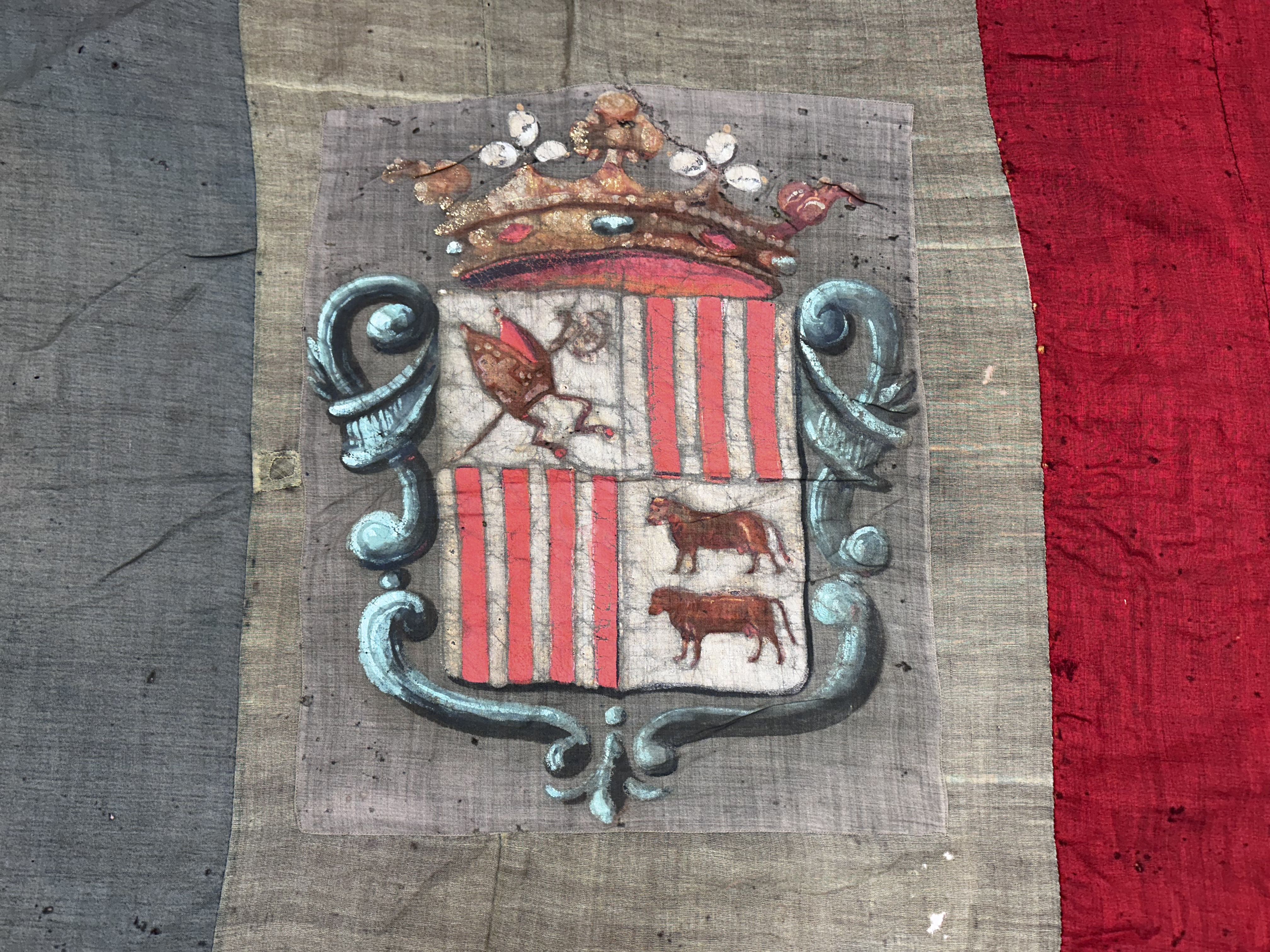 La primera bandera coneguda del Principat.