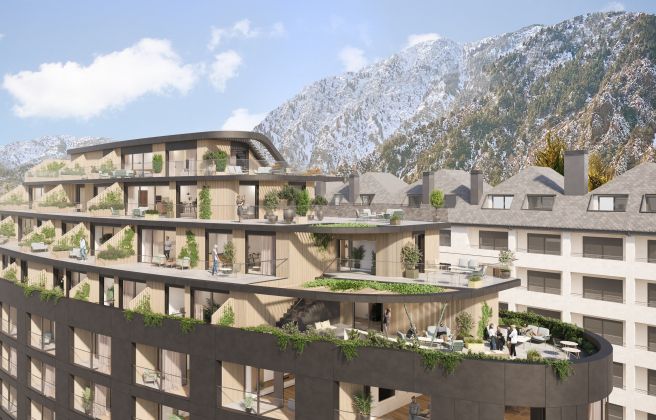 Render de com quedarà l'edifici. 