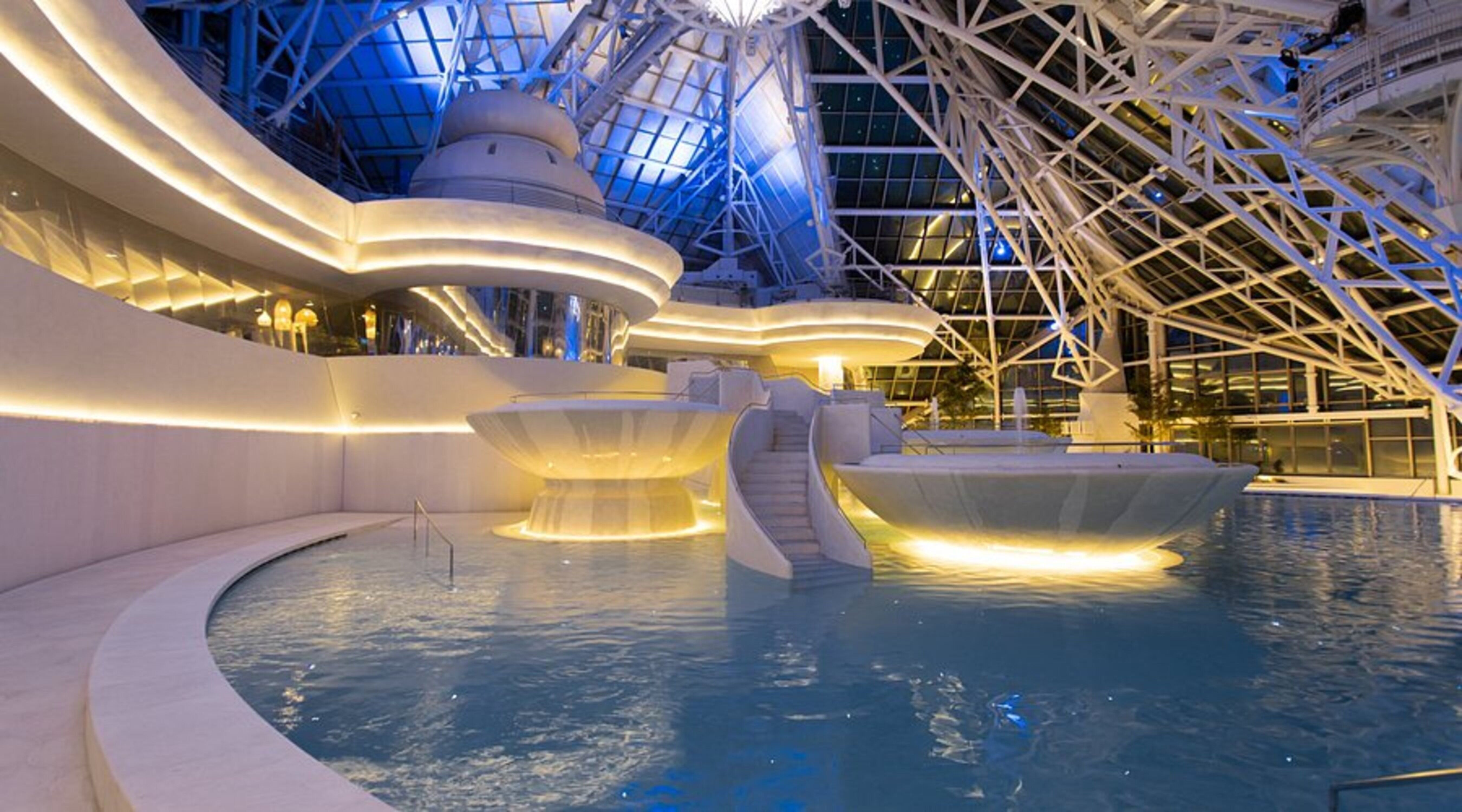 Una llacuna d'un centre termal.