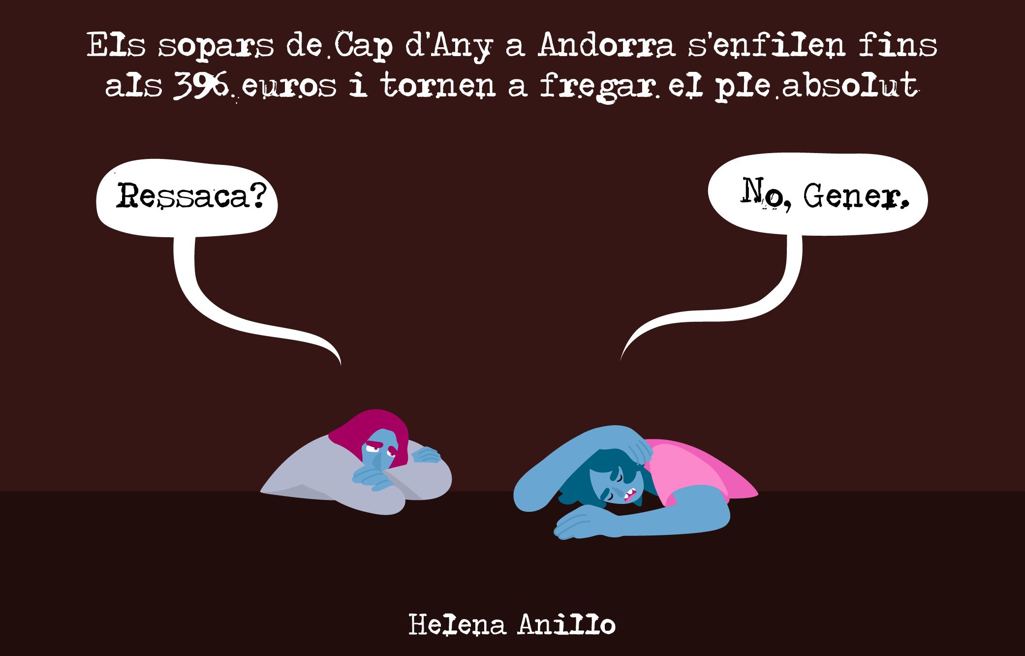 Gener a la cantonada.