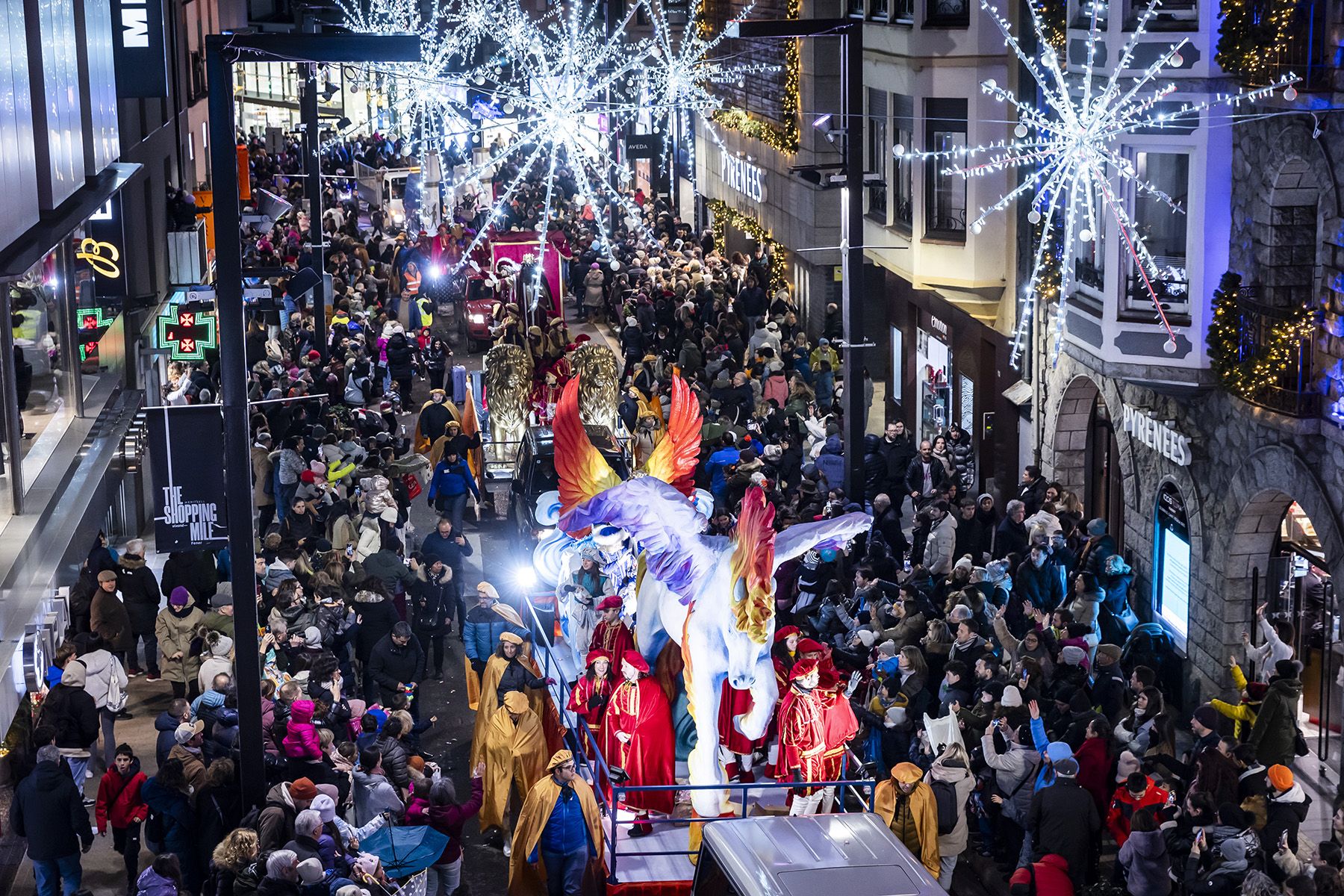 Un moment de la cavalcada de l'any passat.