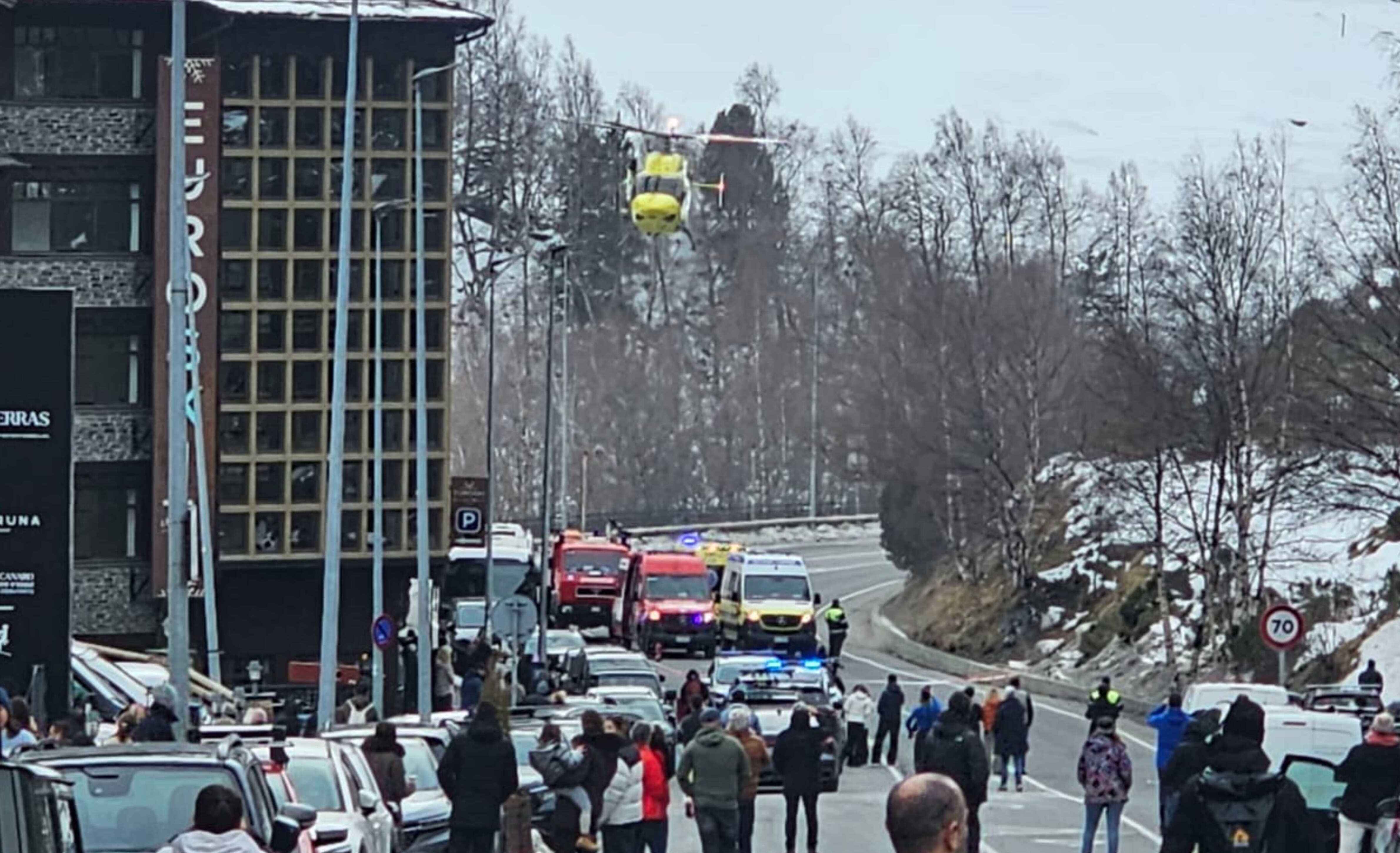 Expectació davant l'actuació sanitària arran de l'accident. Expectació davant l'actuació sanitària arran de l'accident.