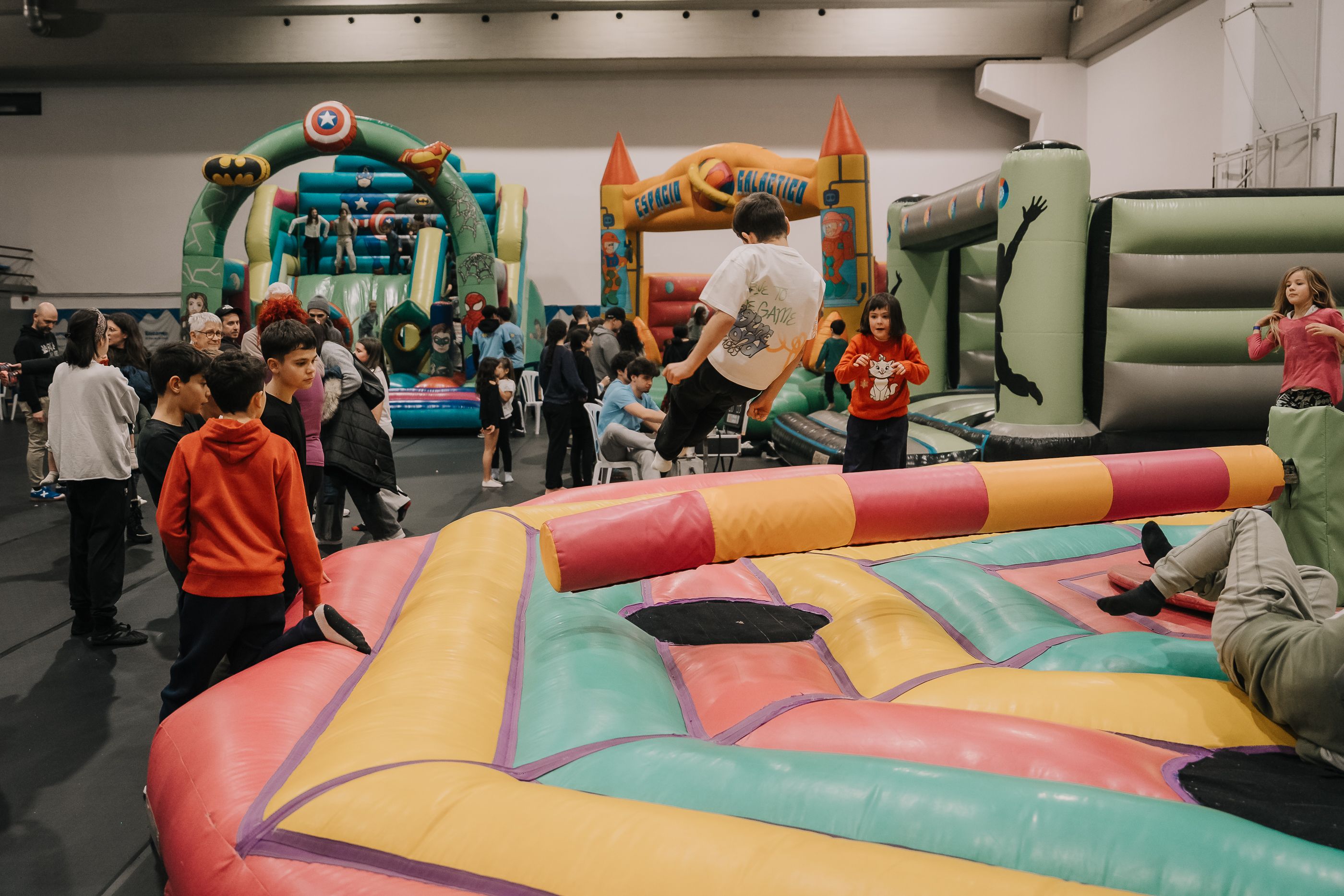 Els inflables han estat un èxit.