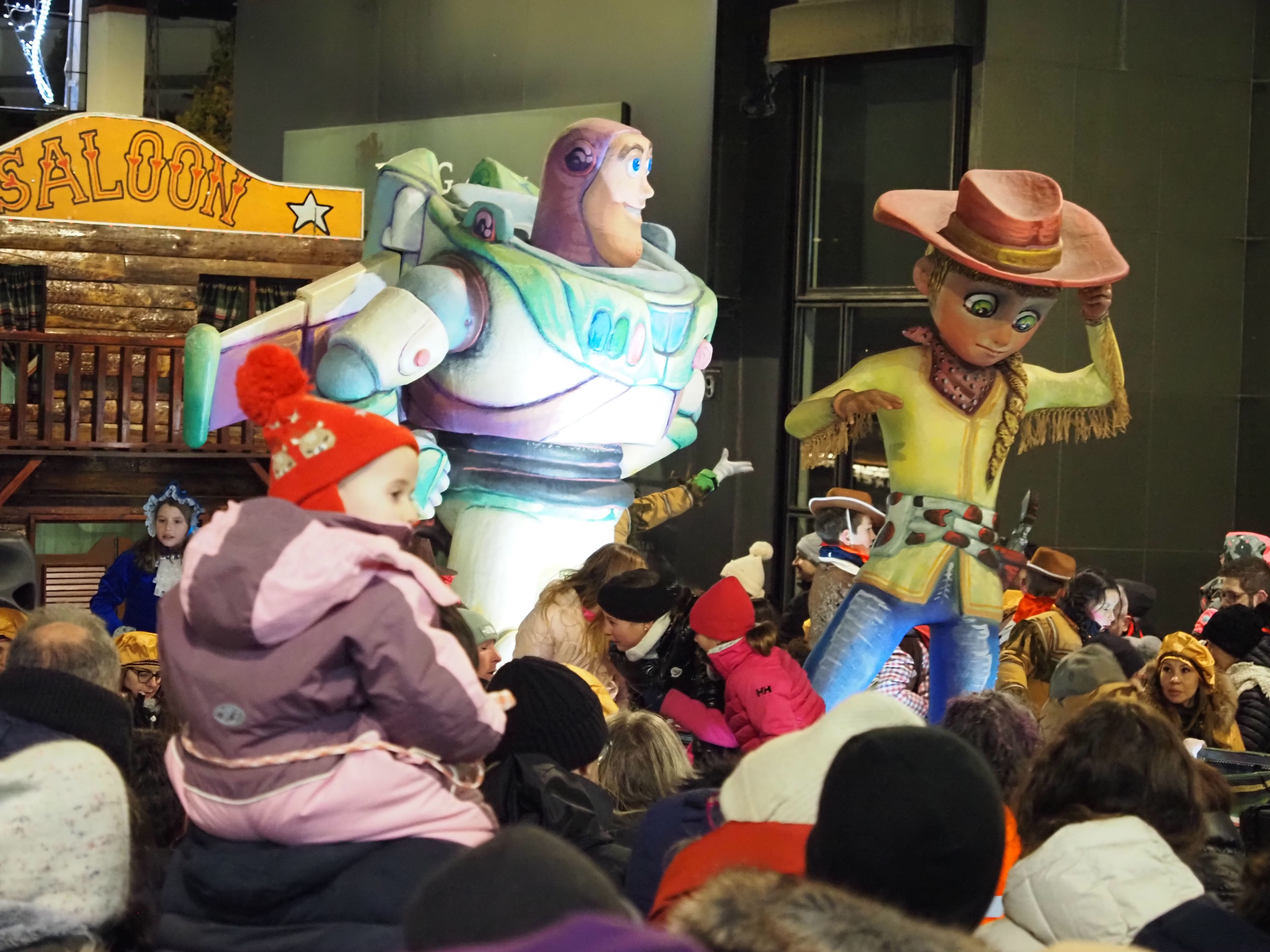 Buzz Lightyear i el Sheriff Woddy, de Toy Story.
