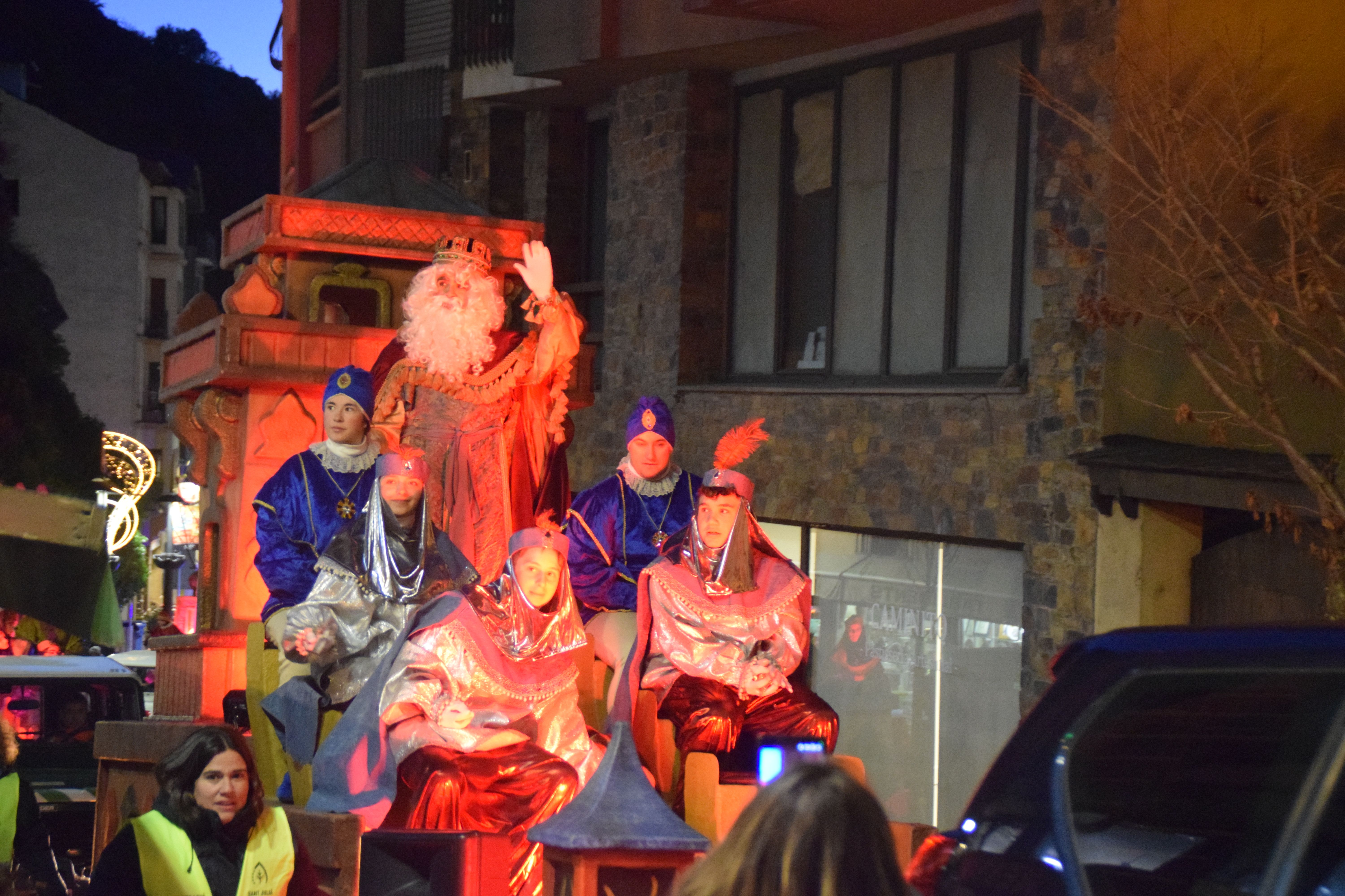 Cavalcada de Reis a Sant Julià de Lòria.