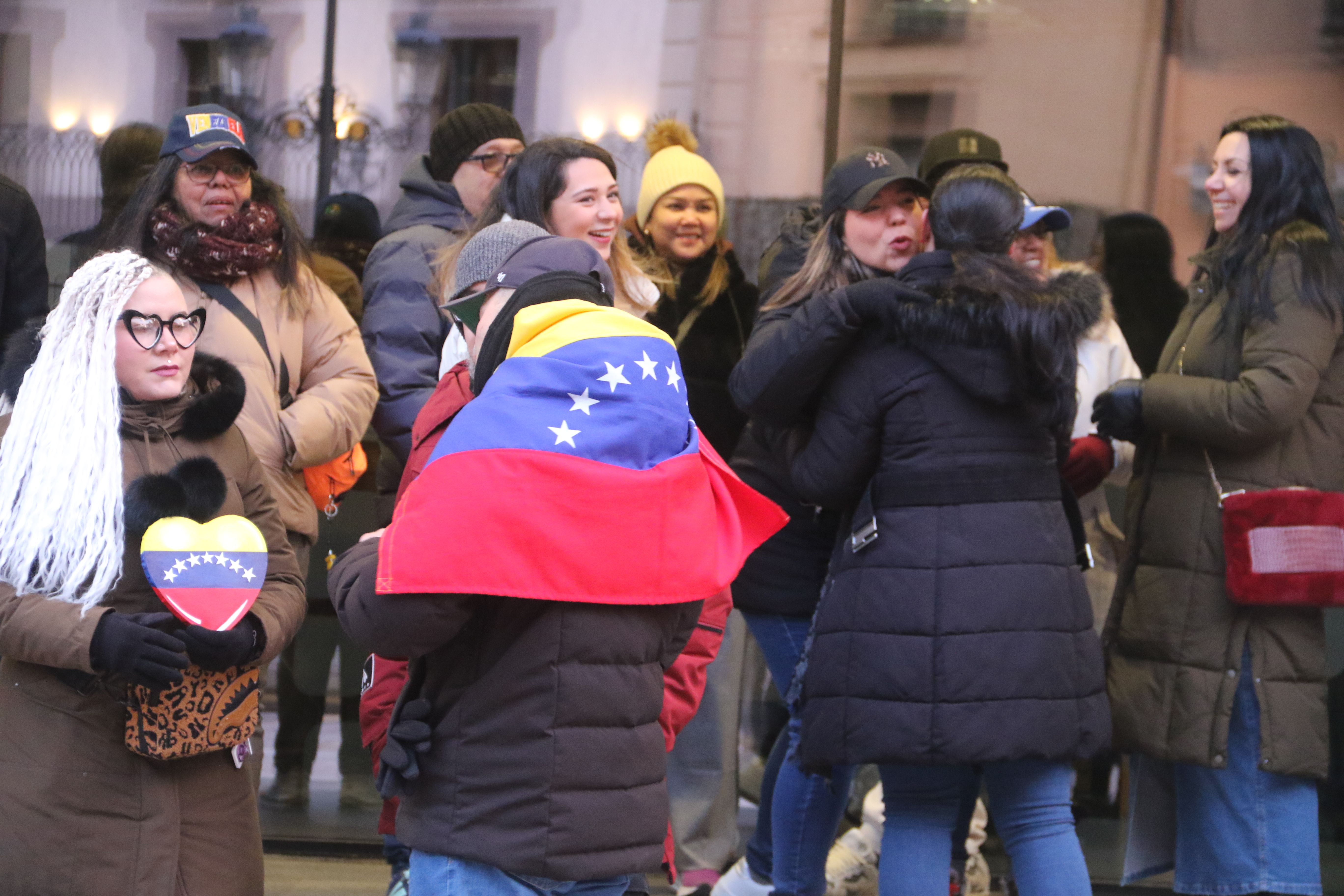 Assistents a la concentració. Assistents a la concentració.