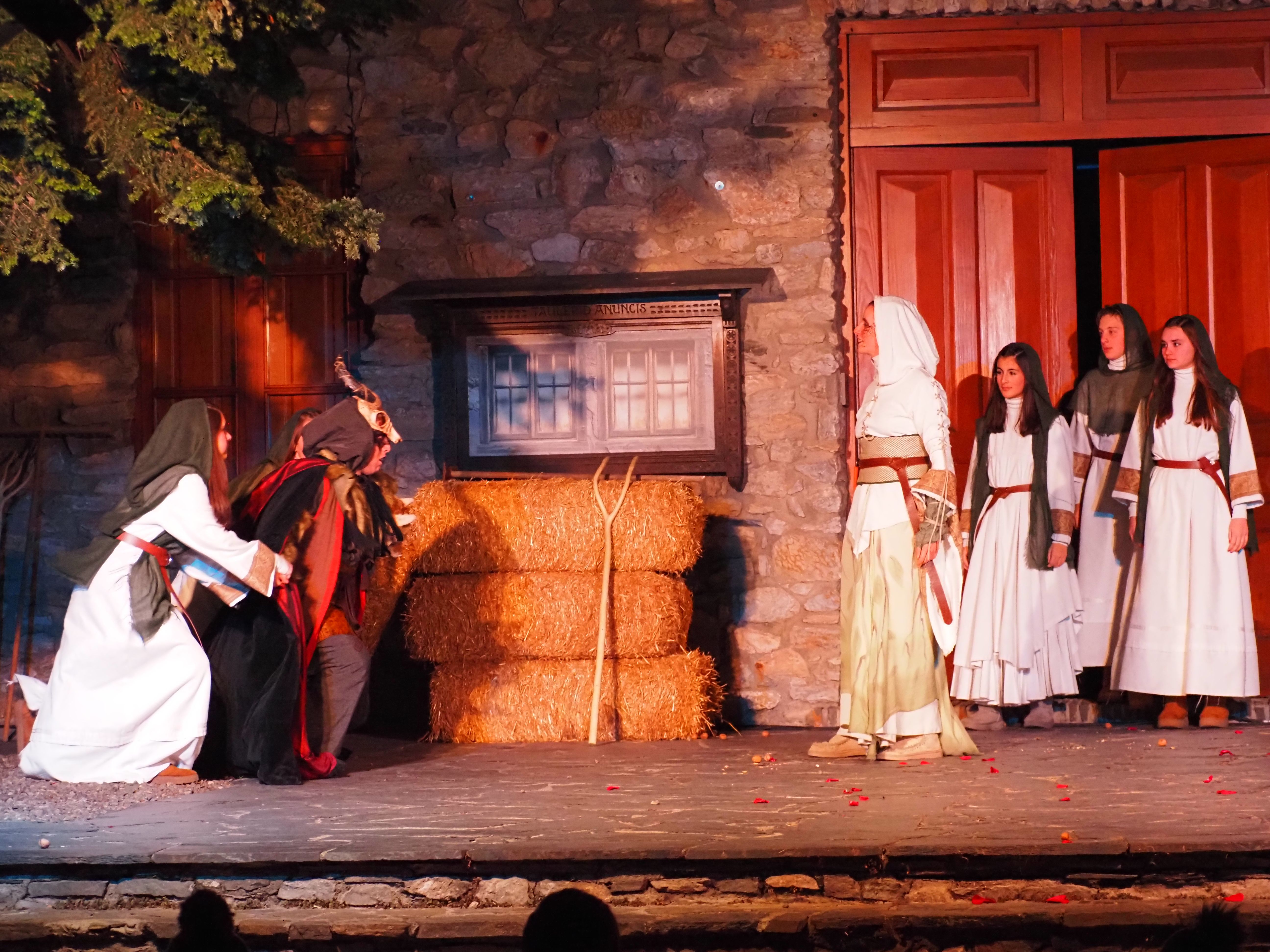 Un instant de la representació d''Els Pastorets' de Sant Julià de Lòria. Un instant de la representació d''Els Pastorets' de Sant Julià de Lòria.