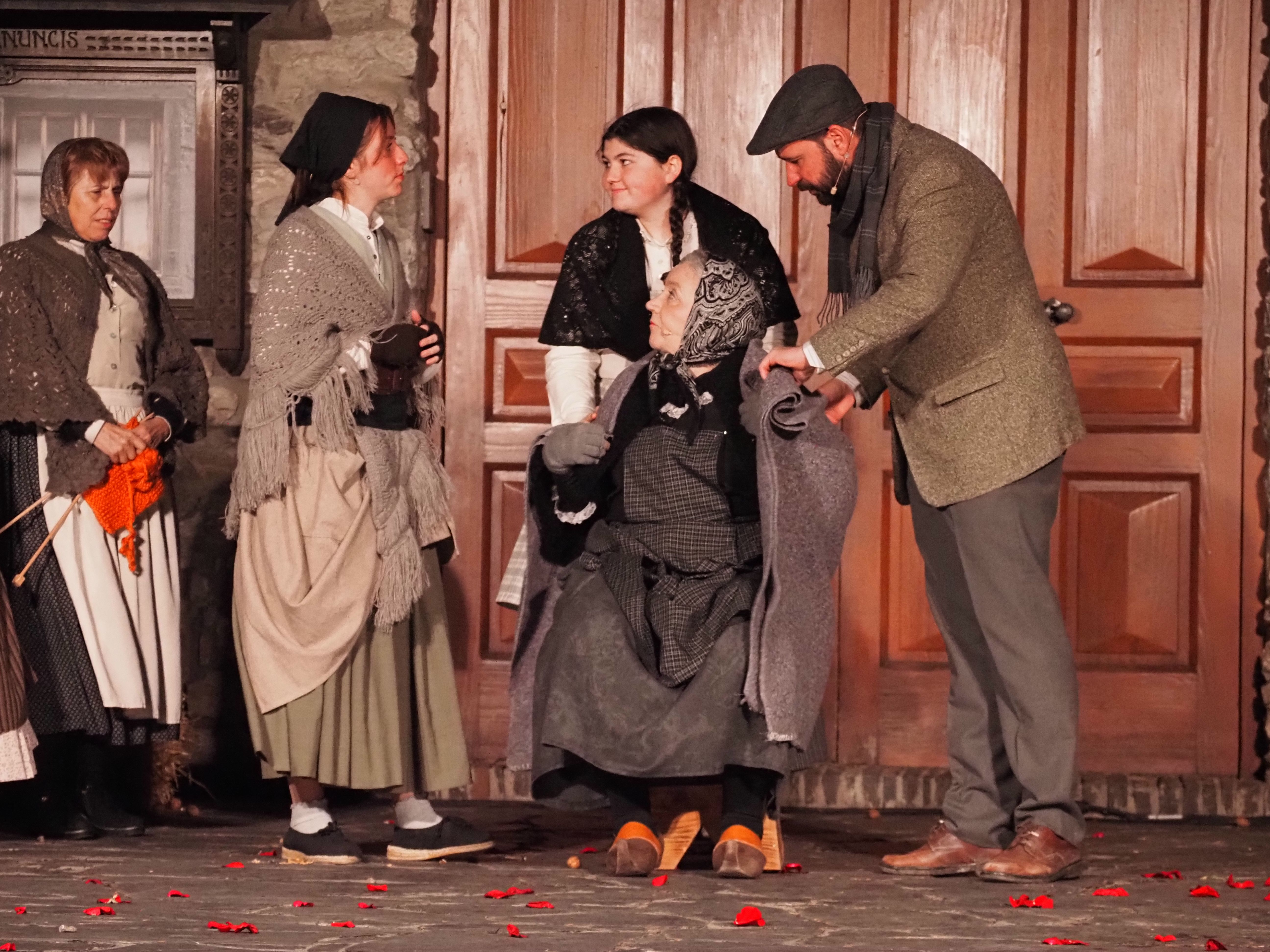 Un instant de la representació d''Els Pastorets'. Un instant de la representació d''Els Pastorets'.