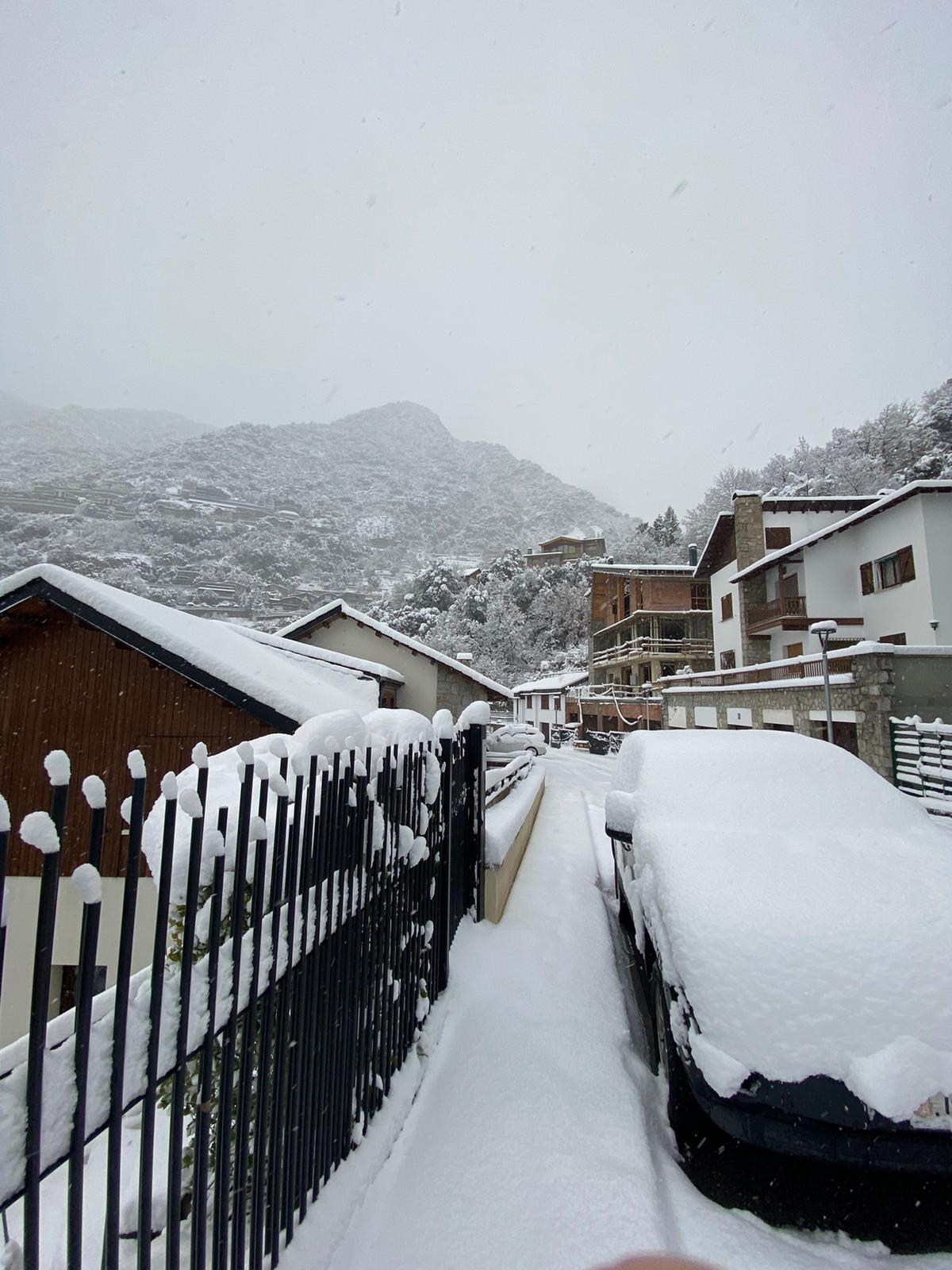 Nevada a Sa Calma, a Escaldes. Nevada a Sa Calma, a Escaldes.