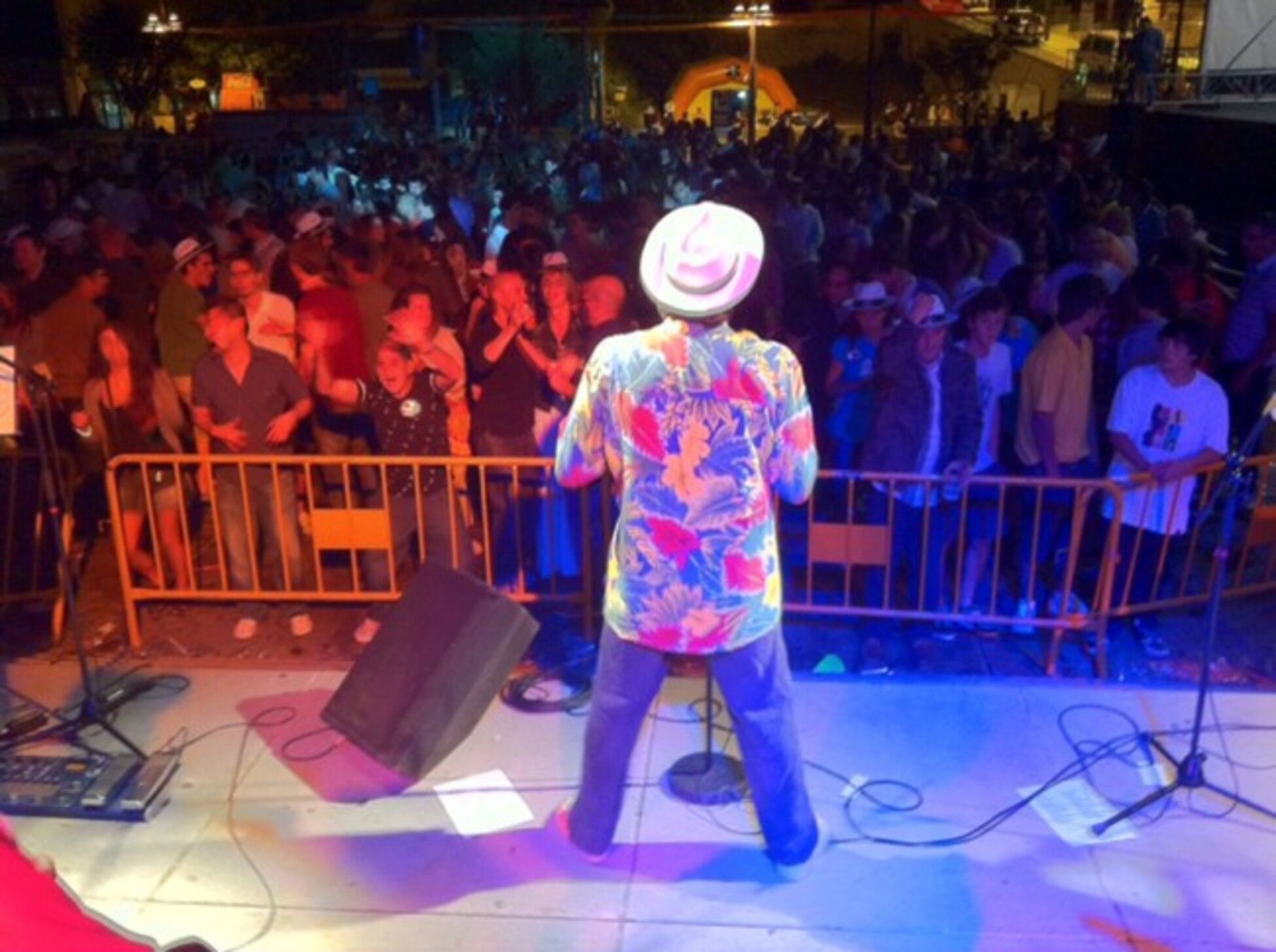 Salvador Escribà en un dels concerts a Sant Julià.