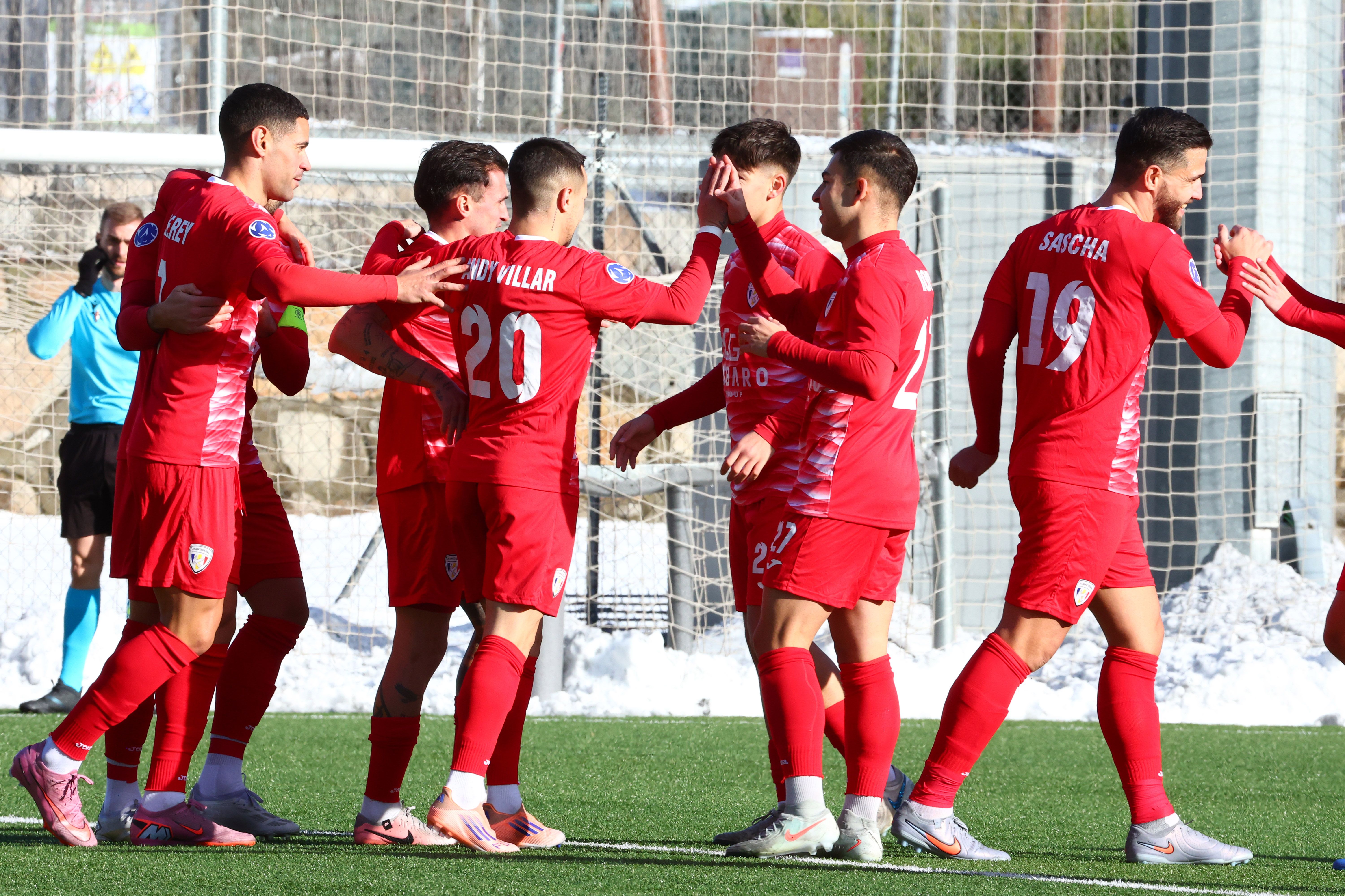 L'FC Santa Coloma ha superat amb facilitat l'eliminatòria de Copa.