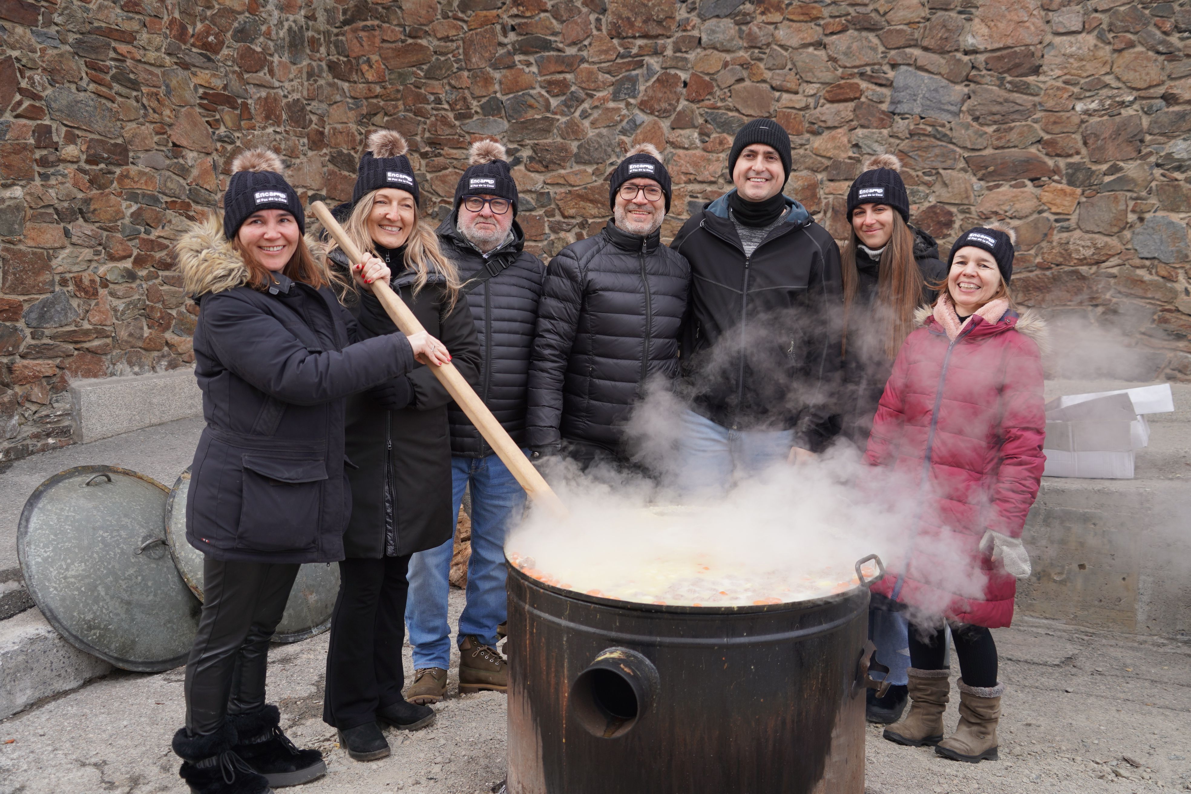 Foto de grup dels representants comunals.
