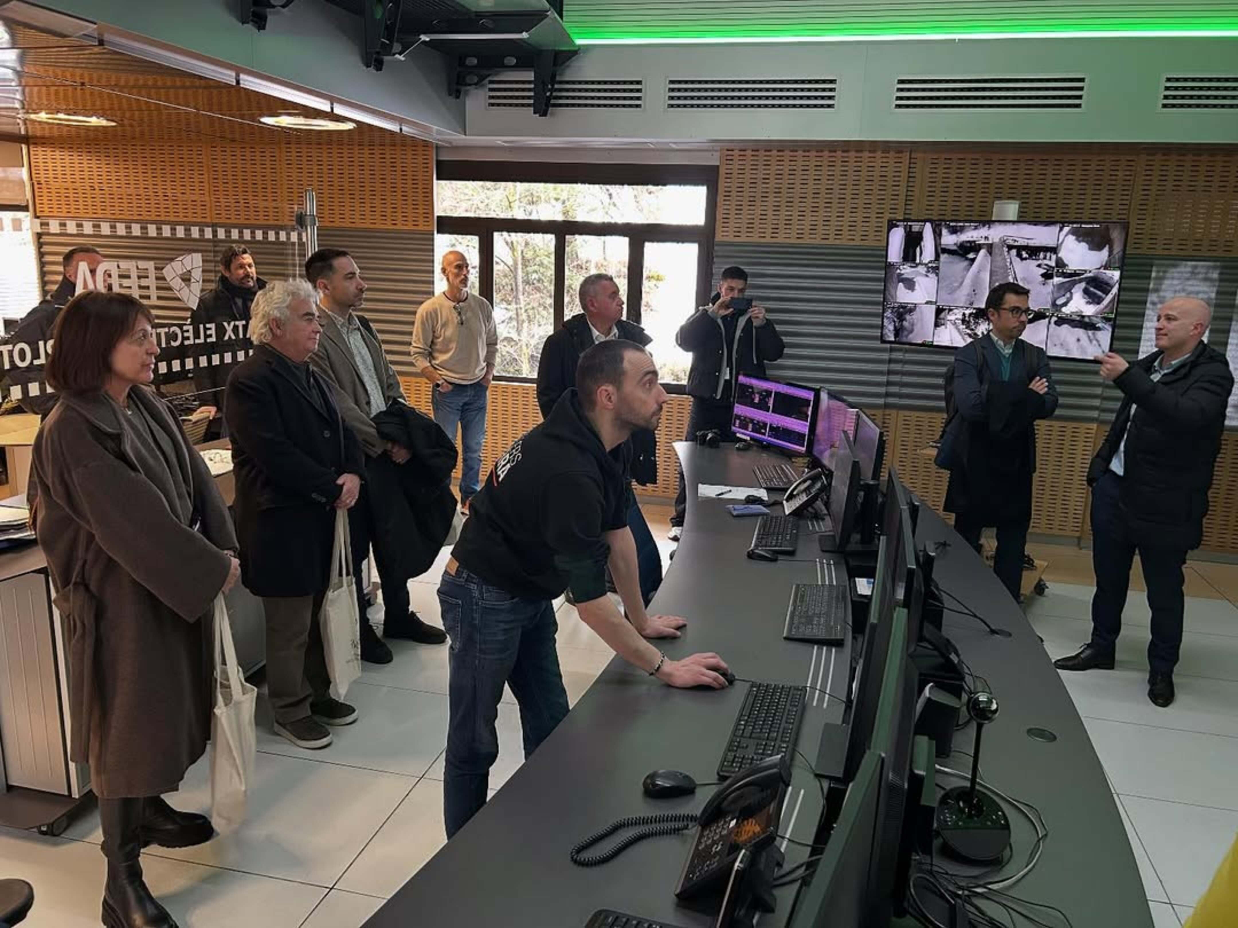 Visita de la delegació de L'Energètica a FEDA.