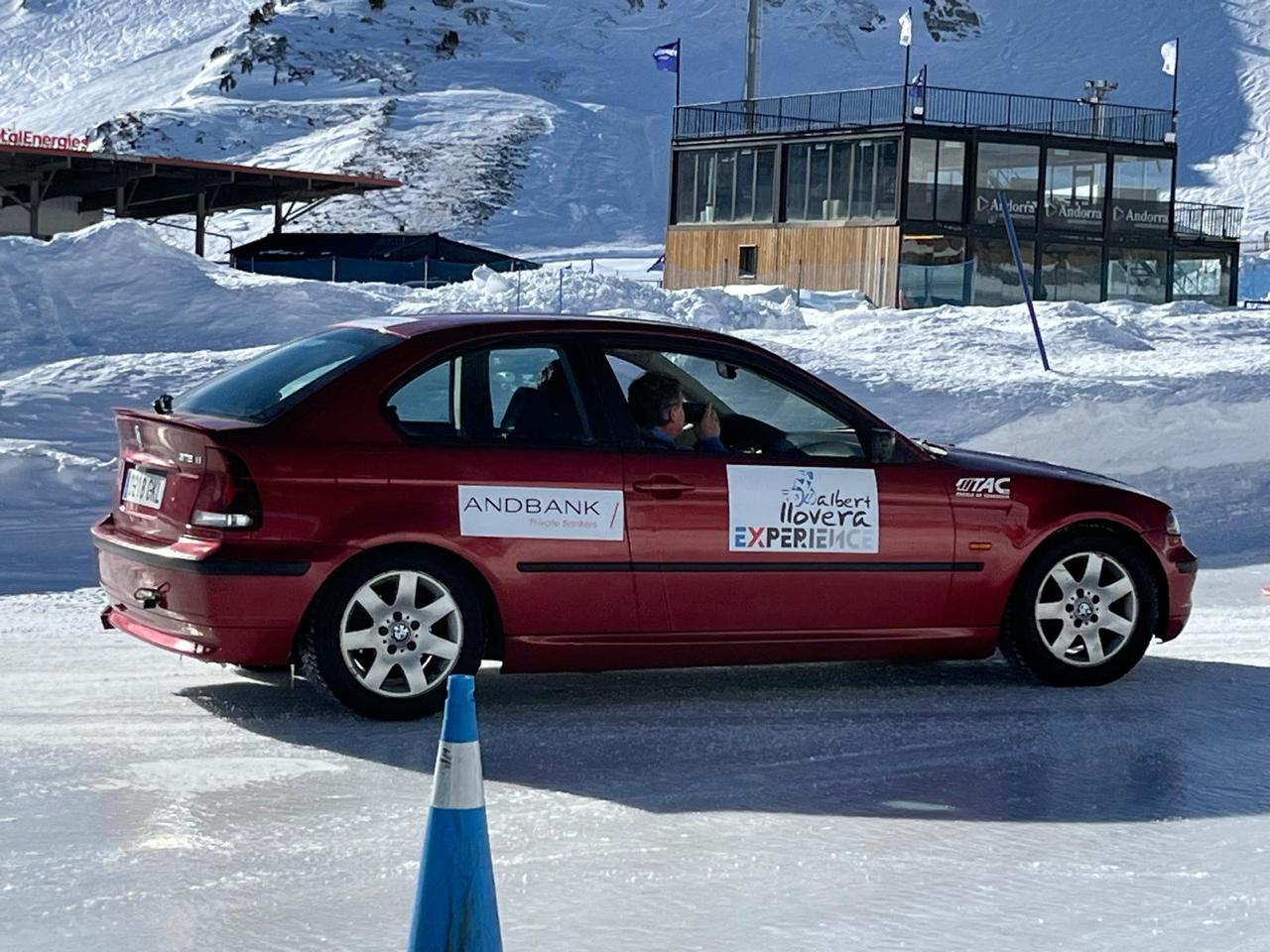 Un dels vehicles que han fet proves de conducció aquest dimecres.
