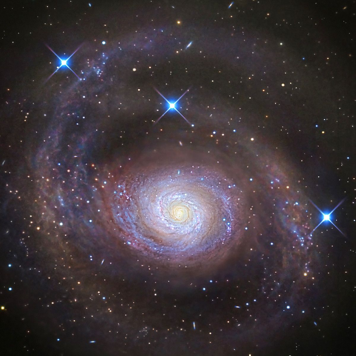 Article 45-2: Imatge de Messier 94 - Crèdit: R Jay Gabany (Blackbird Obs.) La portaveu del Sindicat, Rebeca Bonache.