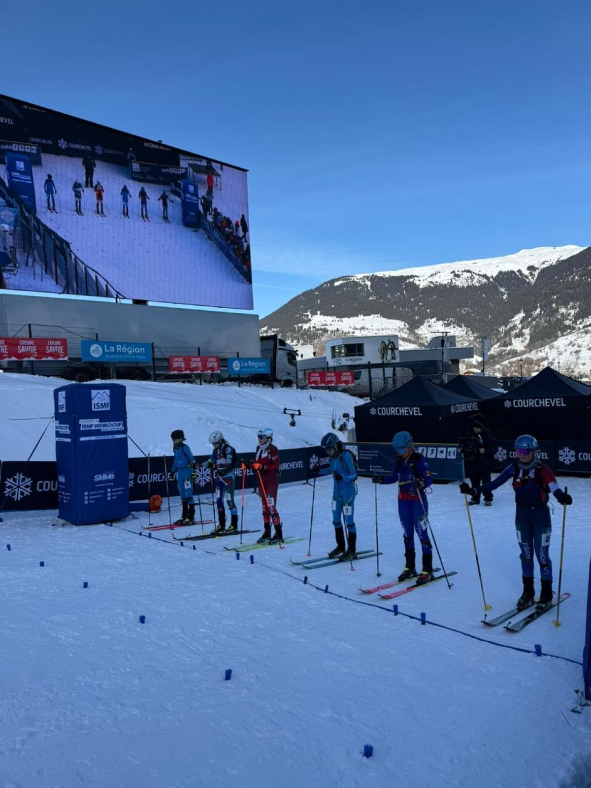 Ancion, preparada a la sortida abans de la prova d'ahir.