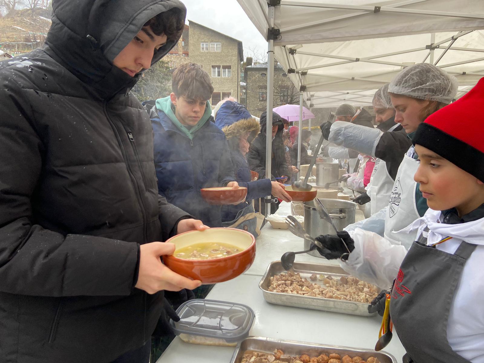 Amb el fred, un plat d'escudella ha vingut de perles. 