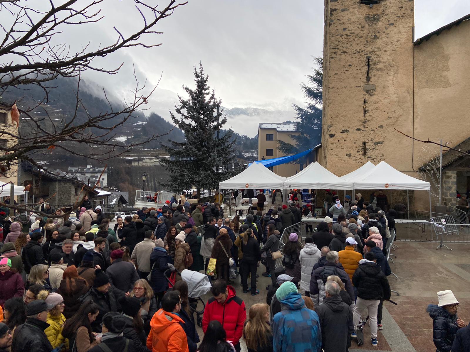 Tres fil·leres perquè la cua fos més àgil. 