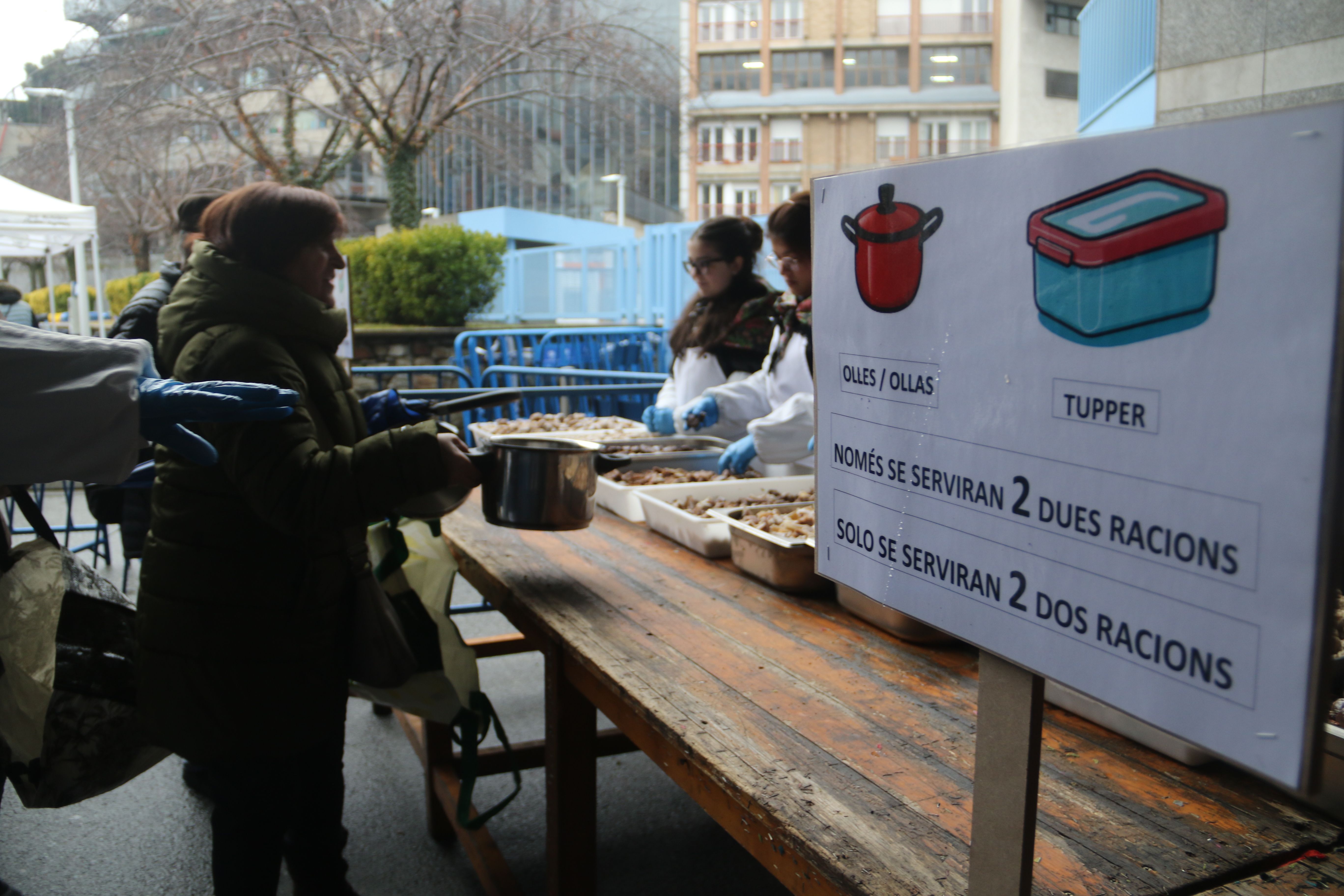 Un cartell deixava clares les limitacions.