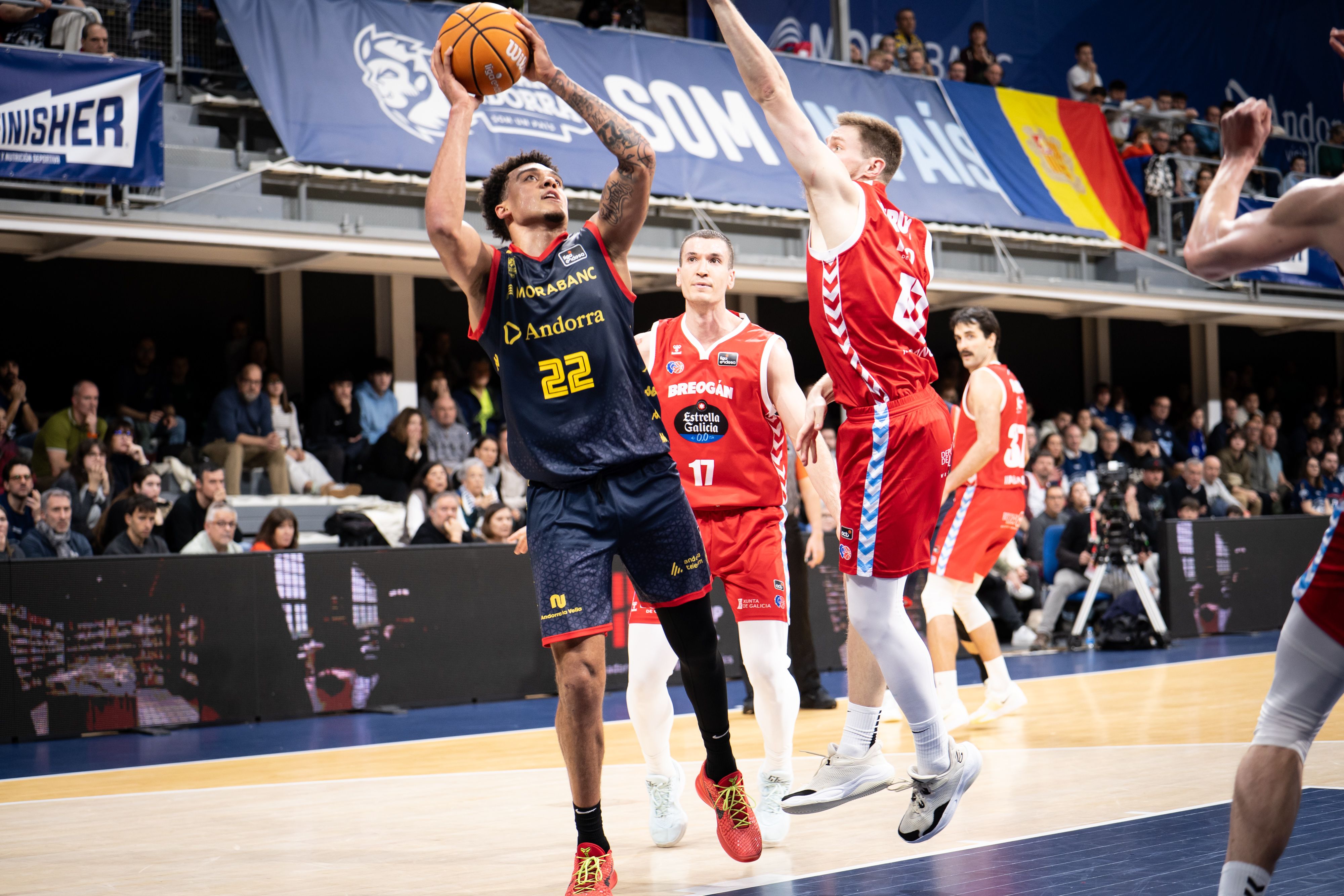 Justin McKoy va signar ahir al vespre una de les millors actuacions amb la samarreta del MoraBanc.