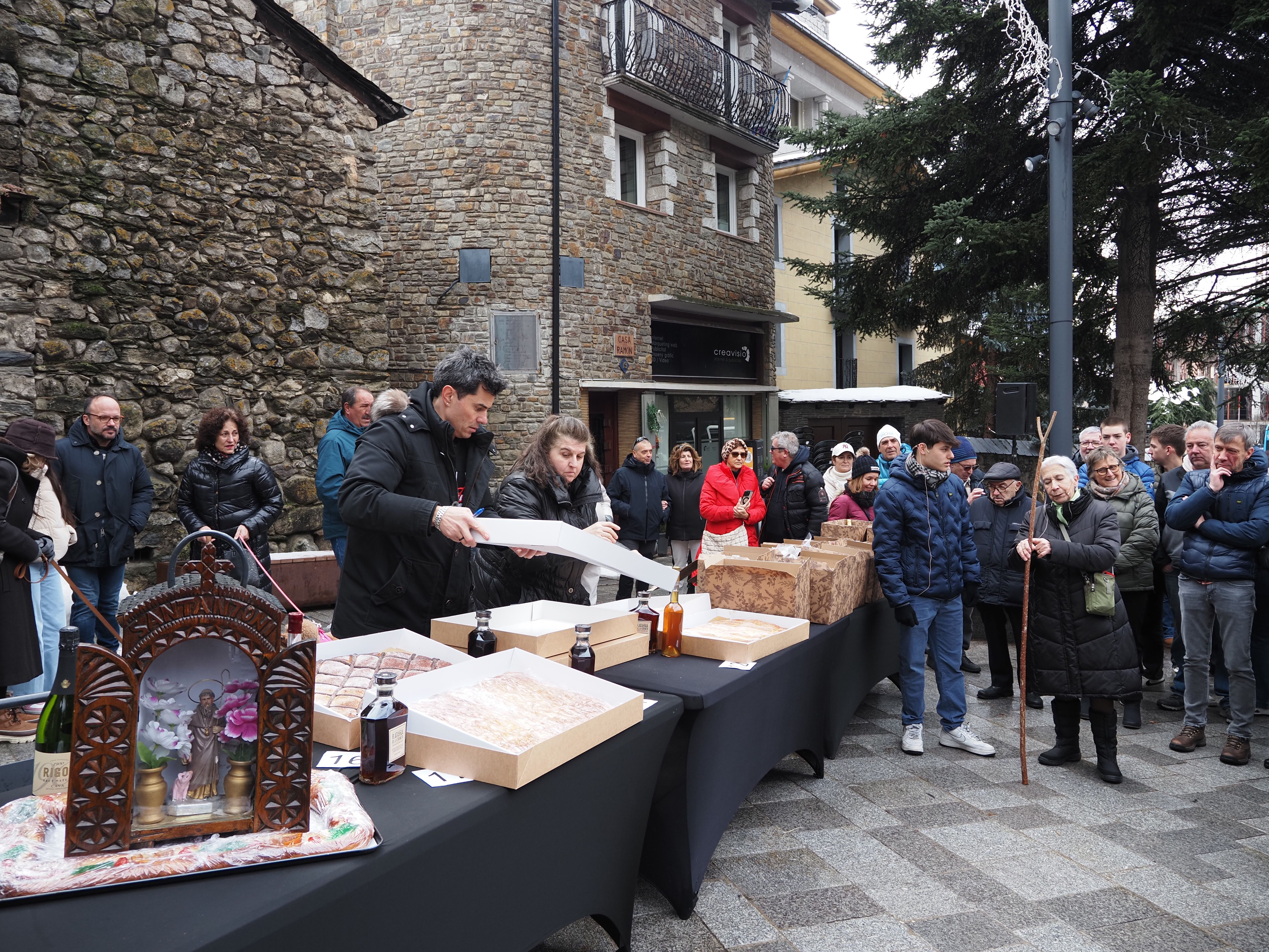 Preparació dels lots dels Encants.
