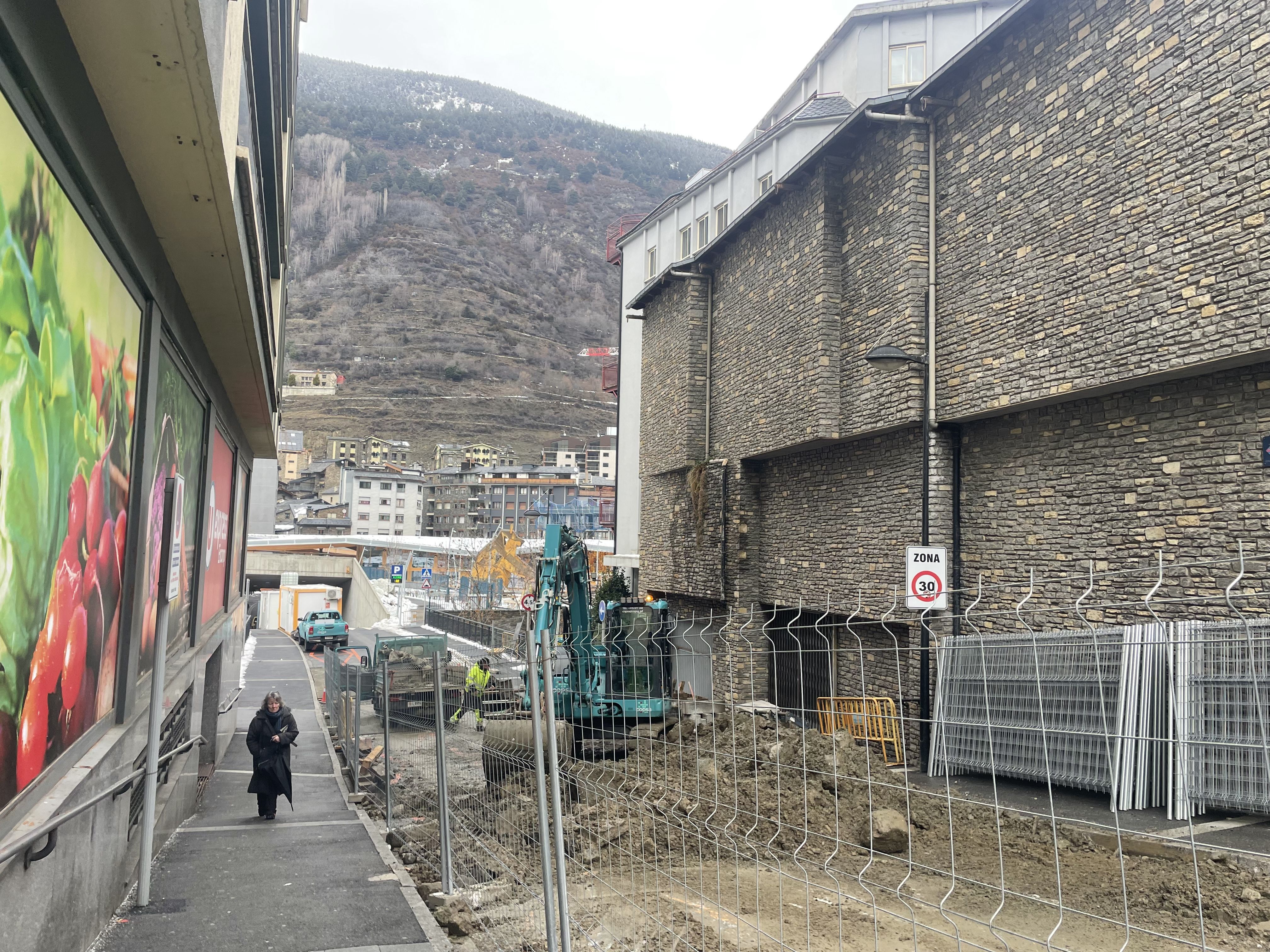 El carrer de la Molina romandrà tancat durant dos mesos.