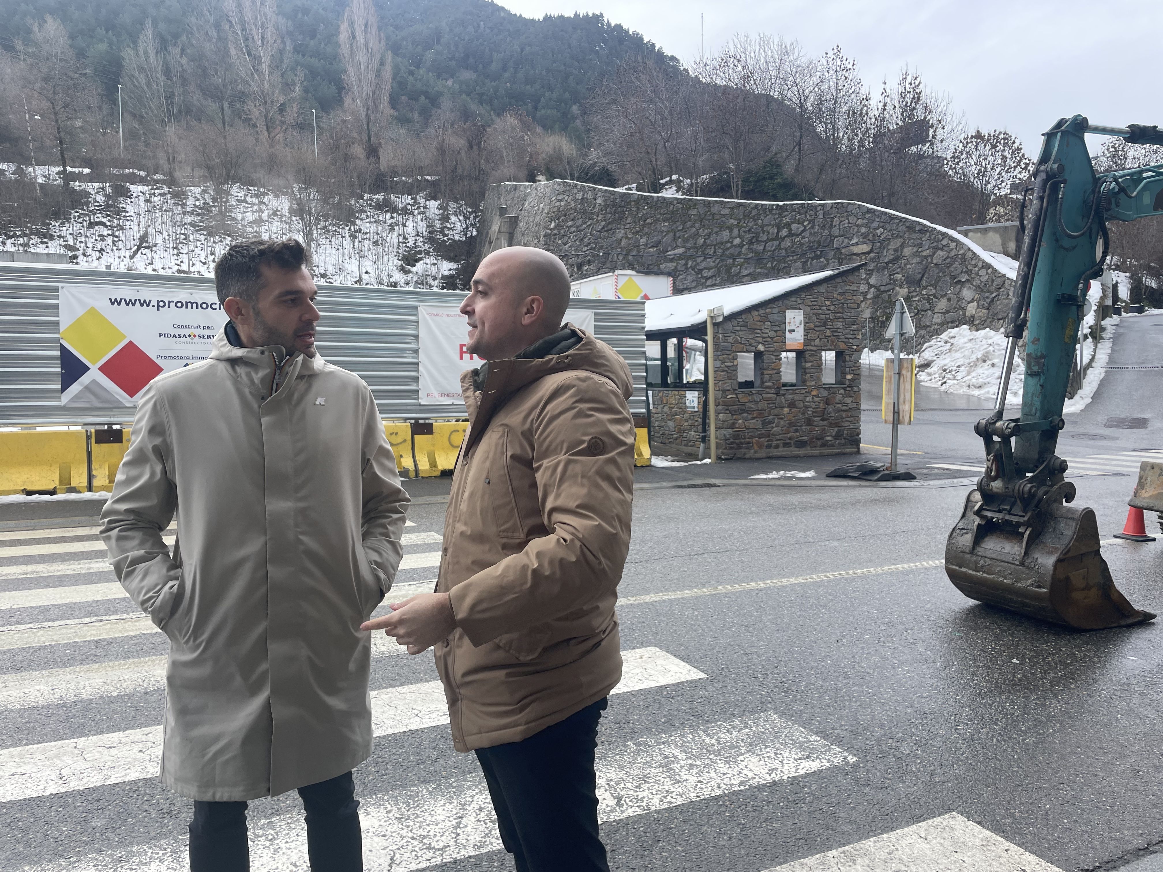 David Forné i Xavier Fernàndez, durant la compareixença d'aquest matí.