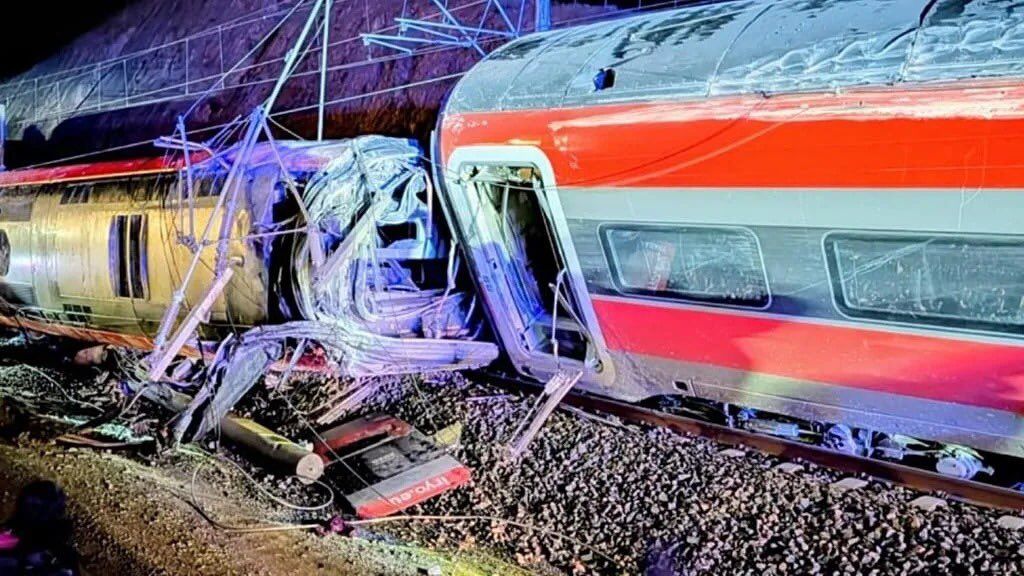 Una imatge de l'accident ferroviari d'Adamuz.
