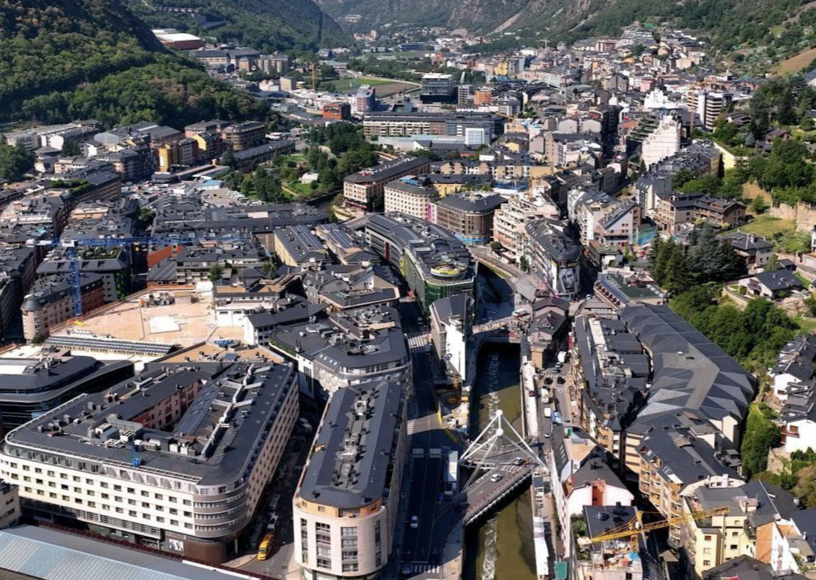 Una vista d'Andorra la Vella.