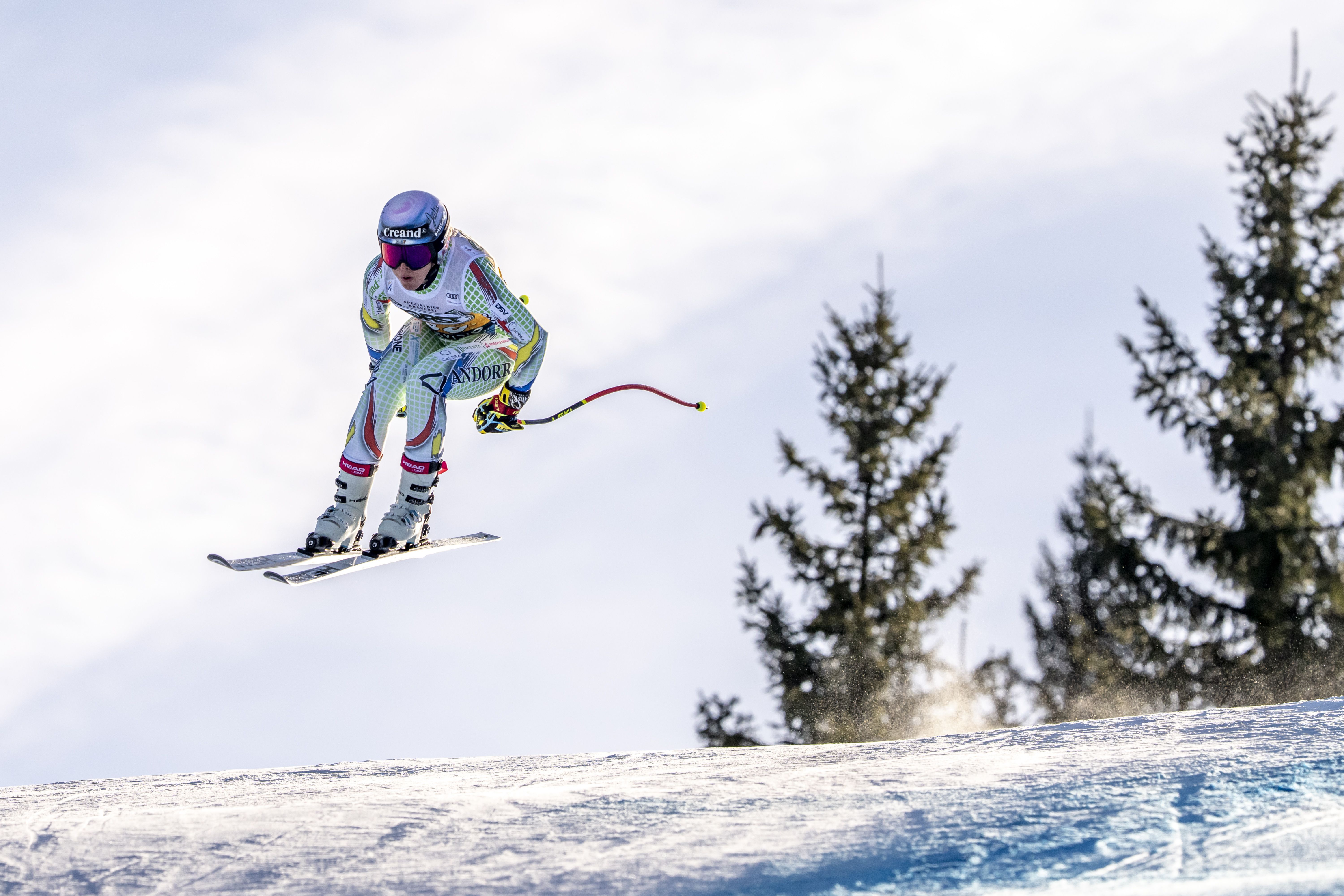 Cande Moreno, dissabte a Tarvisio a la Copa del Món de descens.