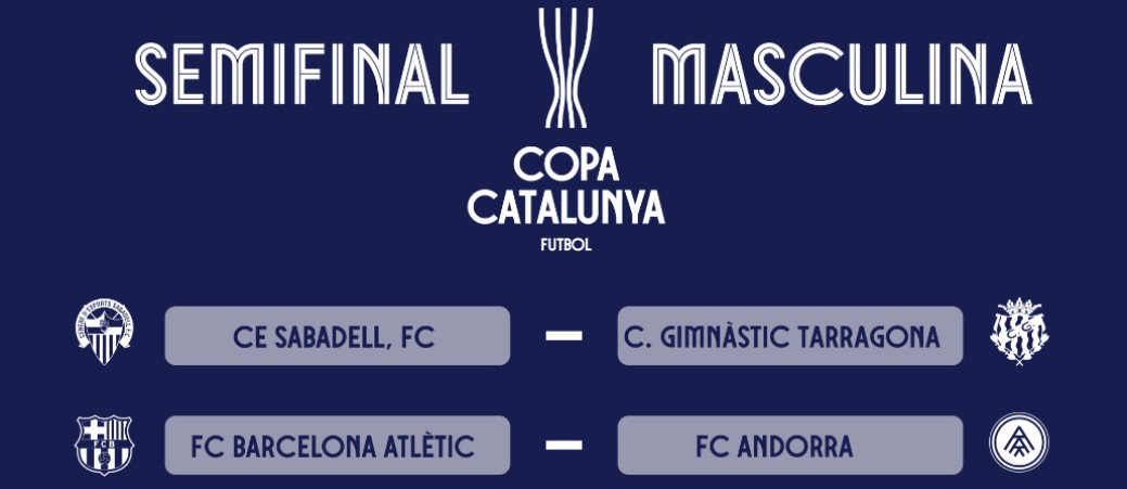 Així han quedat les semifinals de la Copa Catalunya 2025-26.