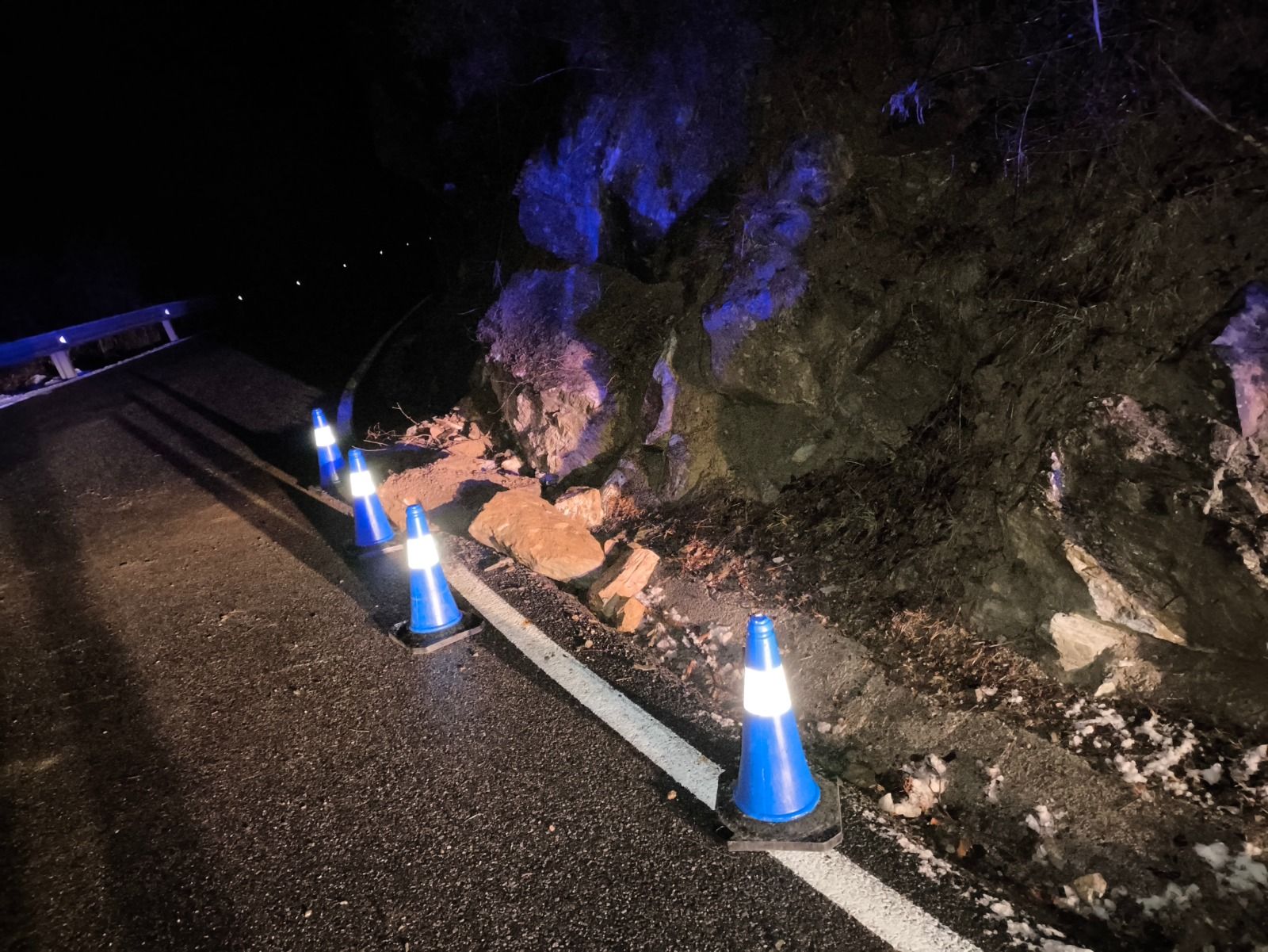 Les pedres que es van haver de retirar a la CG-6.