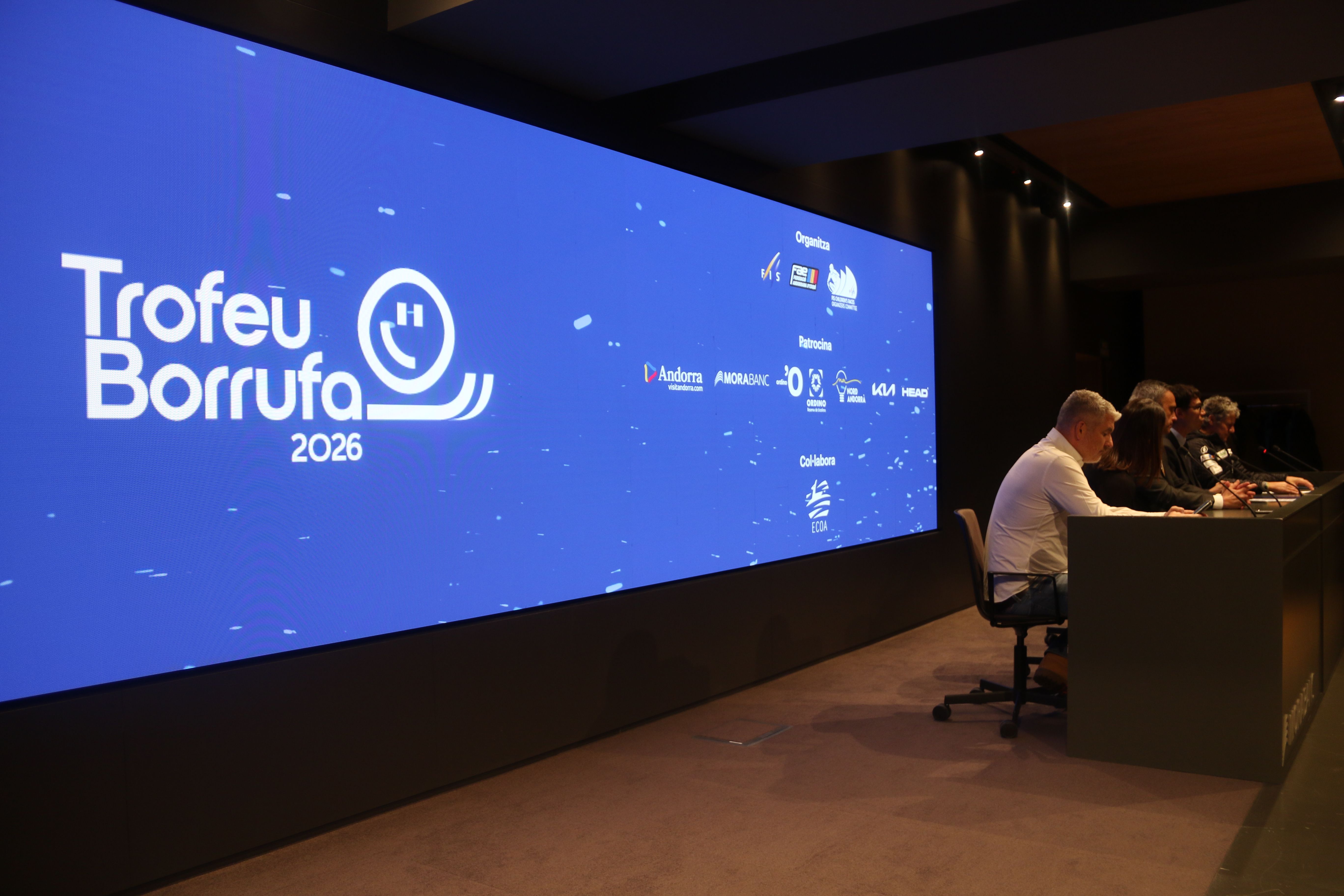 Una imatge de la presentació del Trofeu Borrufa.