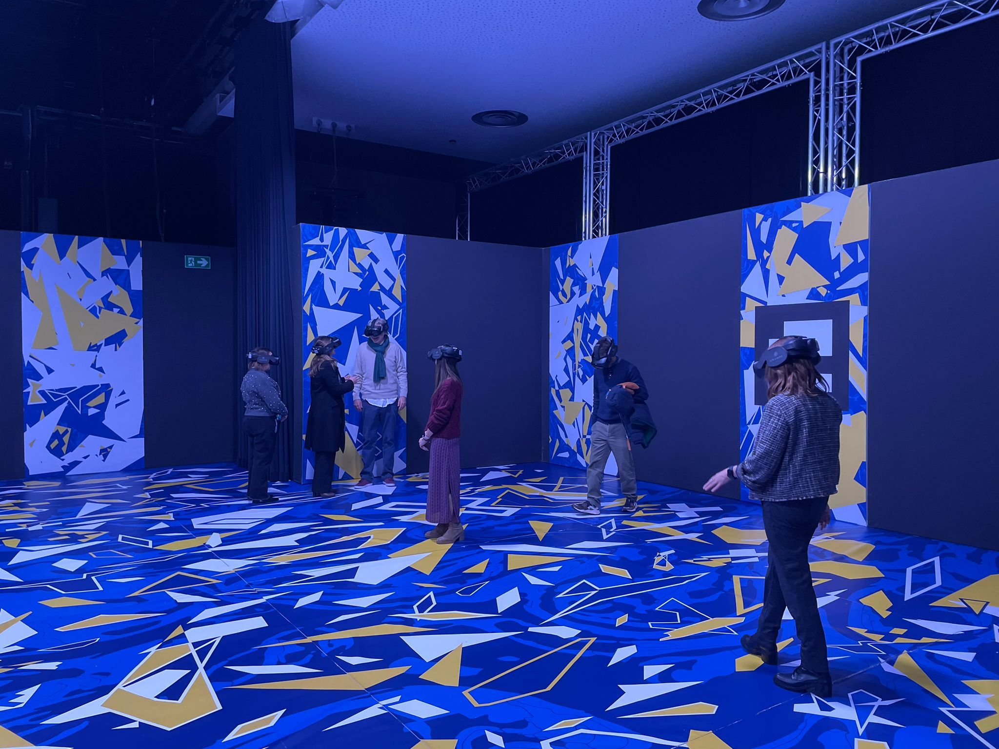 Els primers visitant que han provat ‘Finding Vincent’. Els primers visitant que han provat ‘Finding Vincent’.