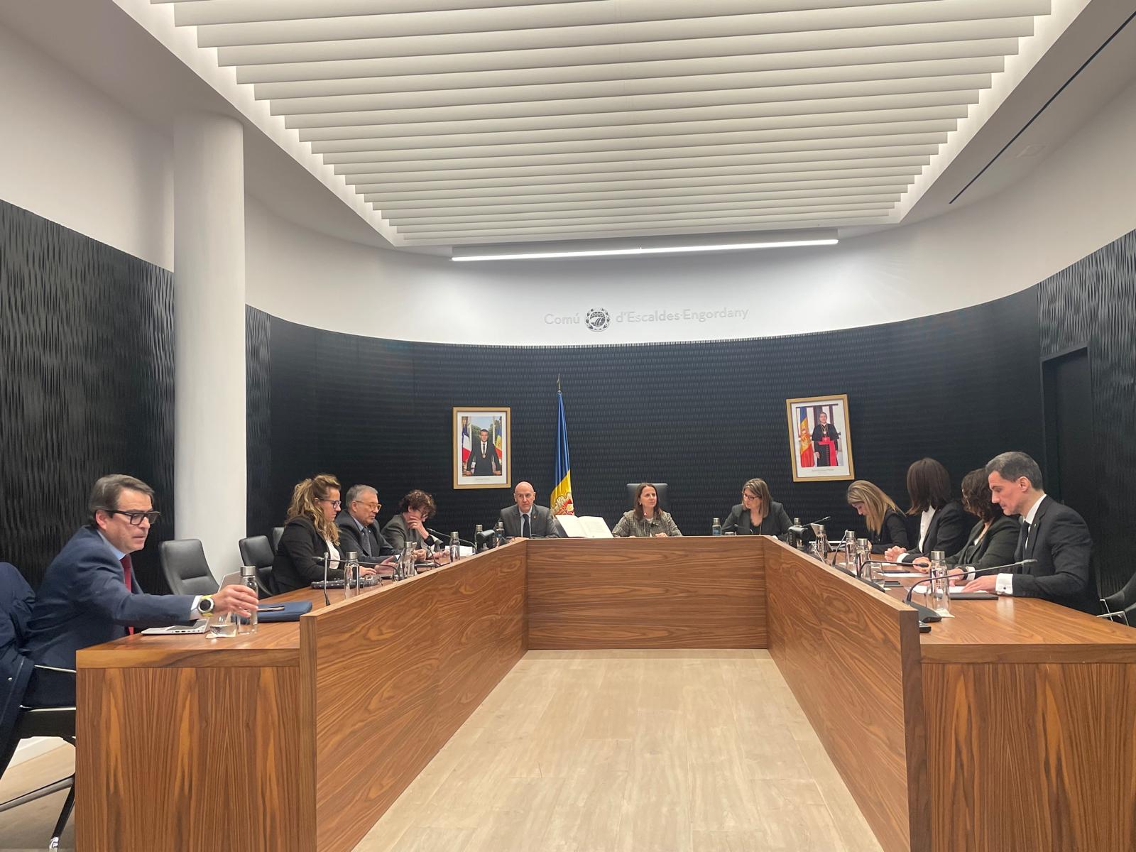 Sessió del consell de comú d’Escaldes-Engordany del 22 de gener del 2026.