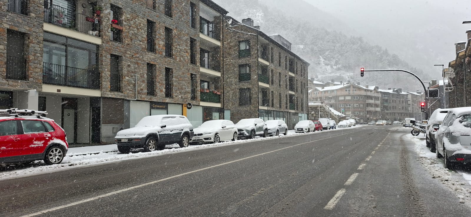 Nevada a La Cortinada Nevada a La Cortinada