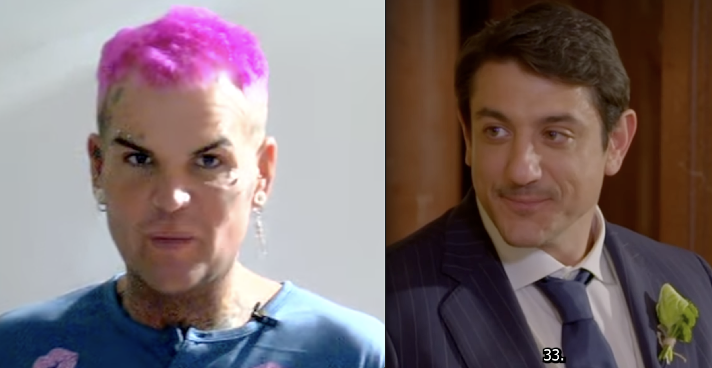 'El Morritos' i en 'Panda' en imatges dels programes on apareixen. 'El Morritos' i en 'Panda' en imatges dels programes on apareixen.