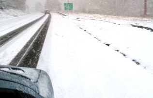 imatge d'arxiu de la carretera d'accés a Andorra des de França.