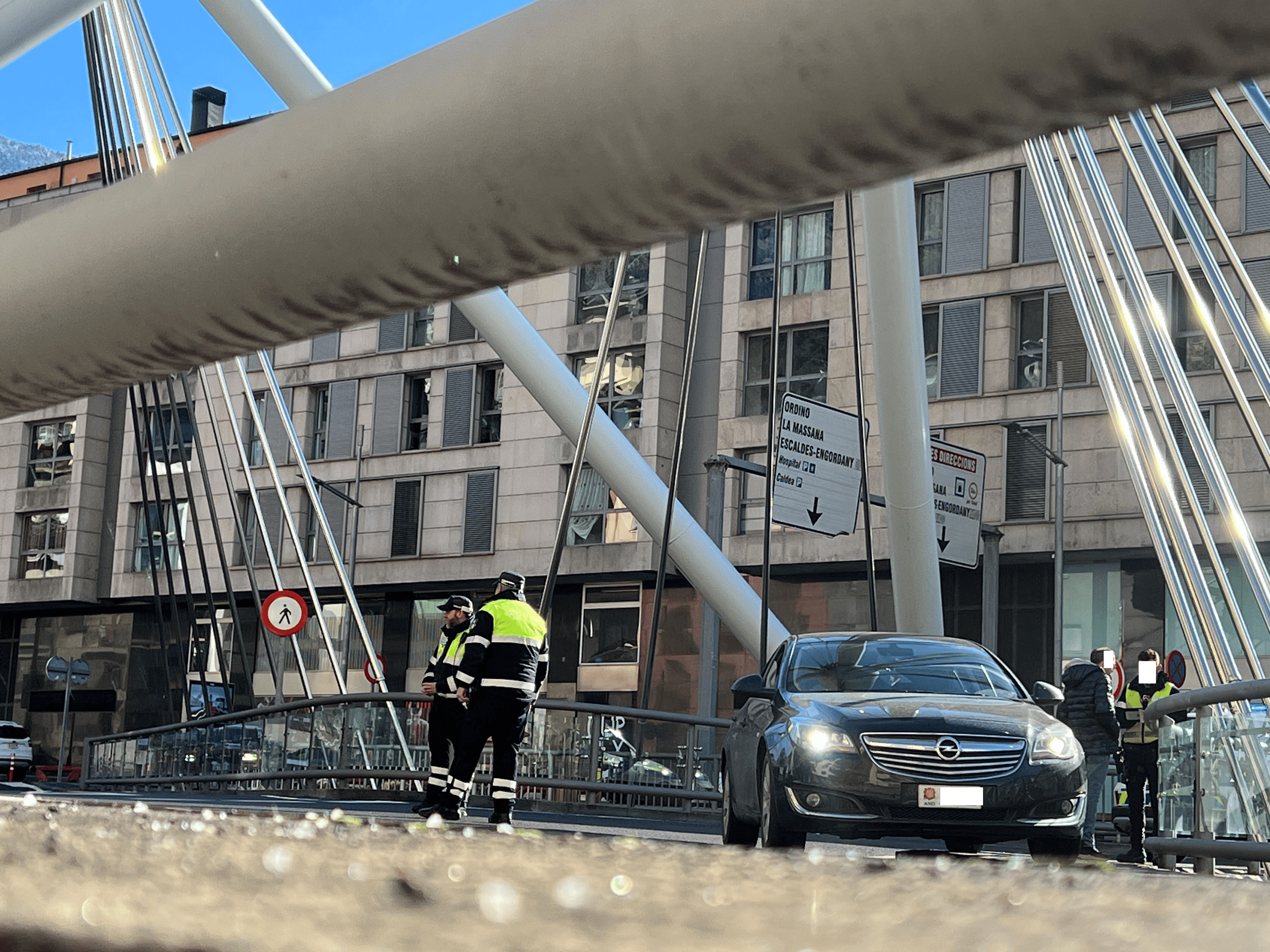 El vehicle implicat en l’accident.