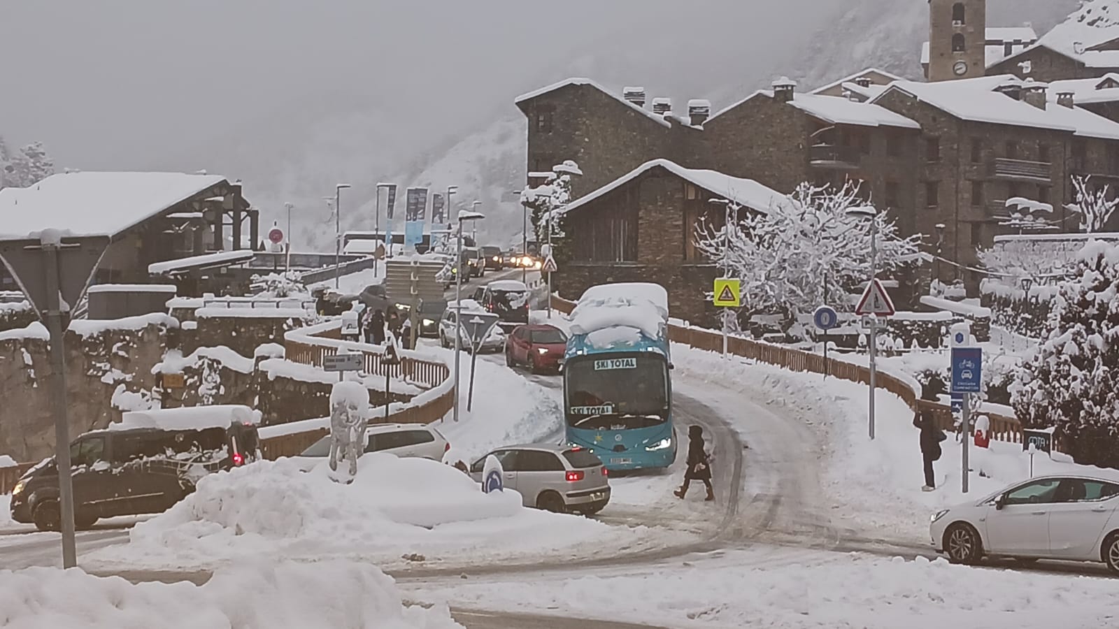 Col·lapse a Ordino. Col·lapse a Ordino.