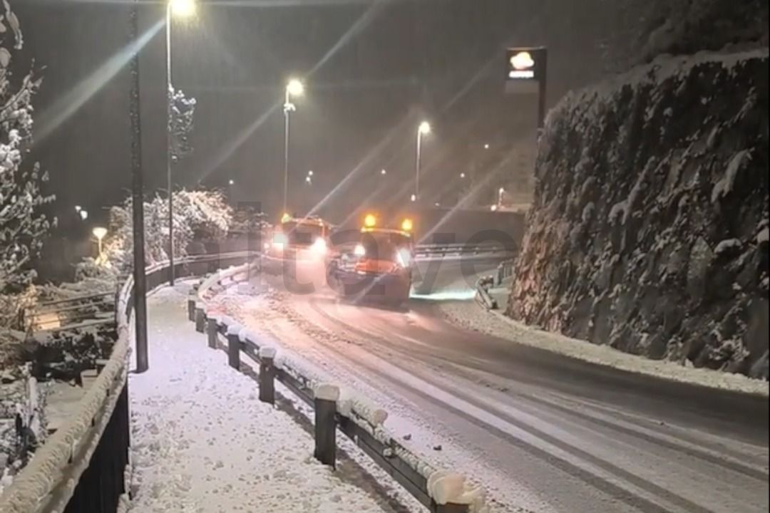 Maquines llevaneus a la carretera de l'obac Maquines llevaneus a la carretera de l'obac