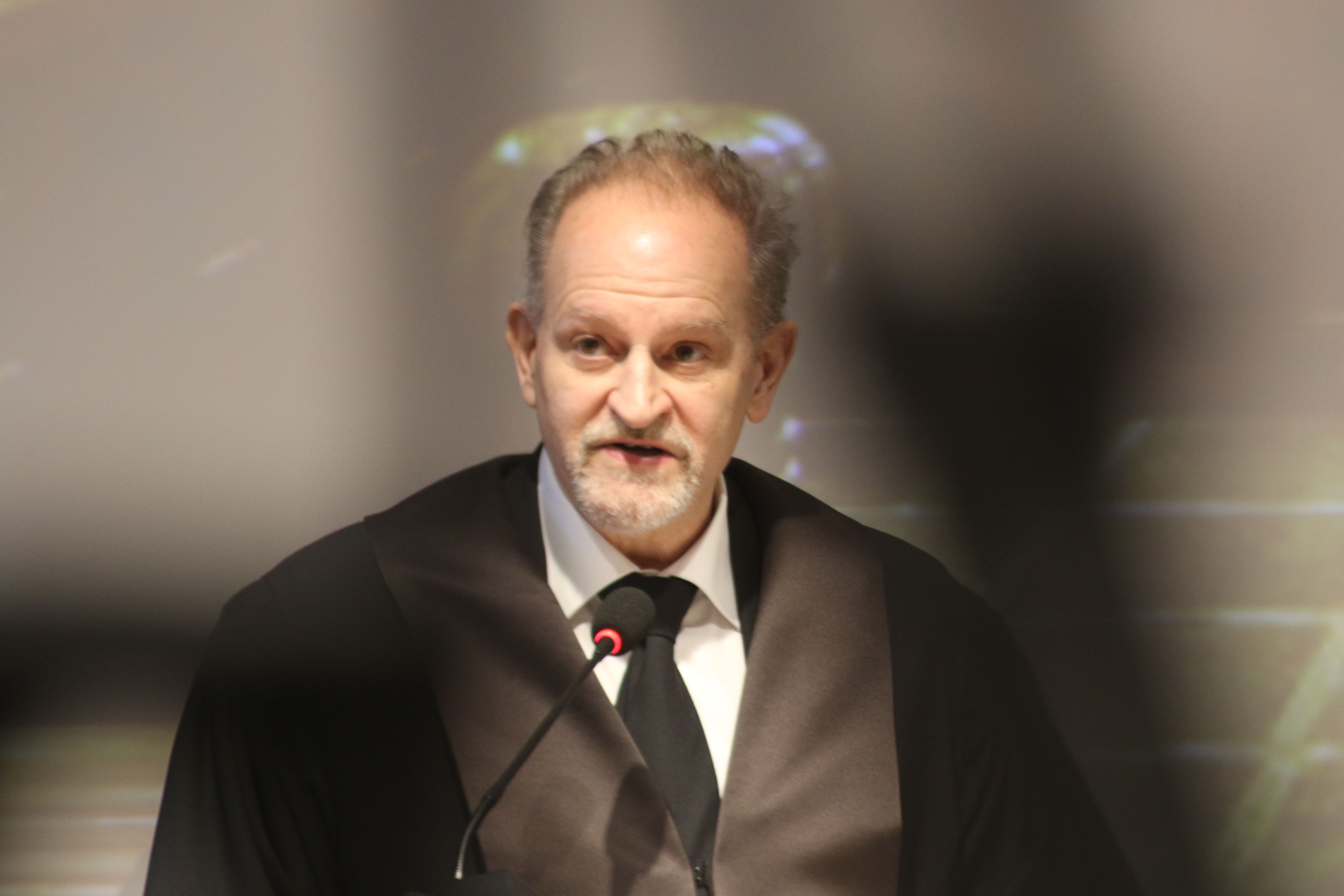 Xavier Sopena durant el seu discurs.