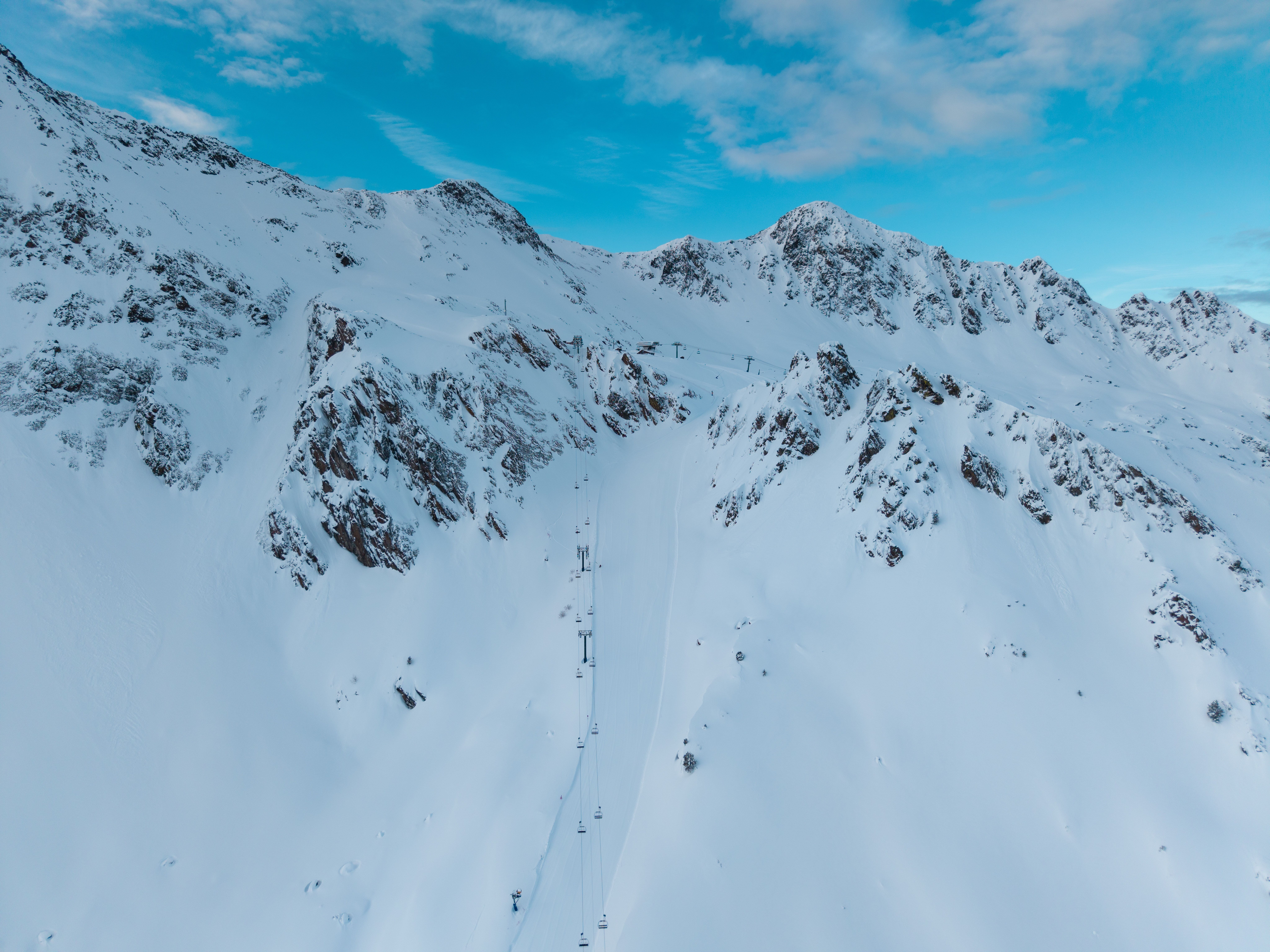Vista aèrea del sector d'Ordino Arcalís d'aquest dijous.